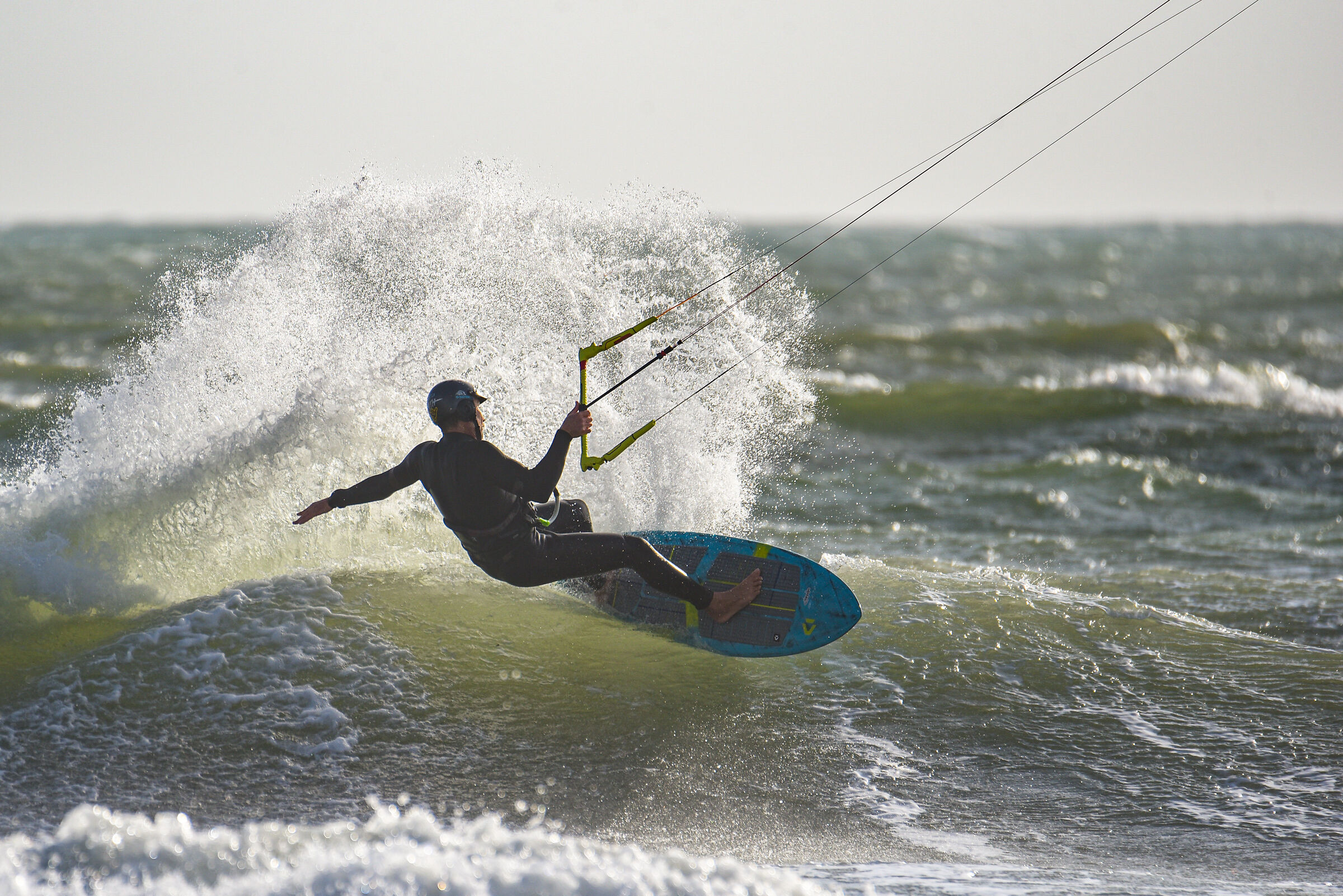 Kite in the Gulf of Follonica.