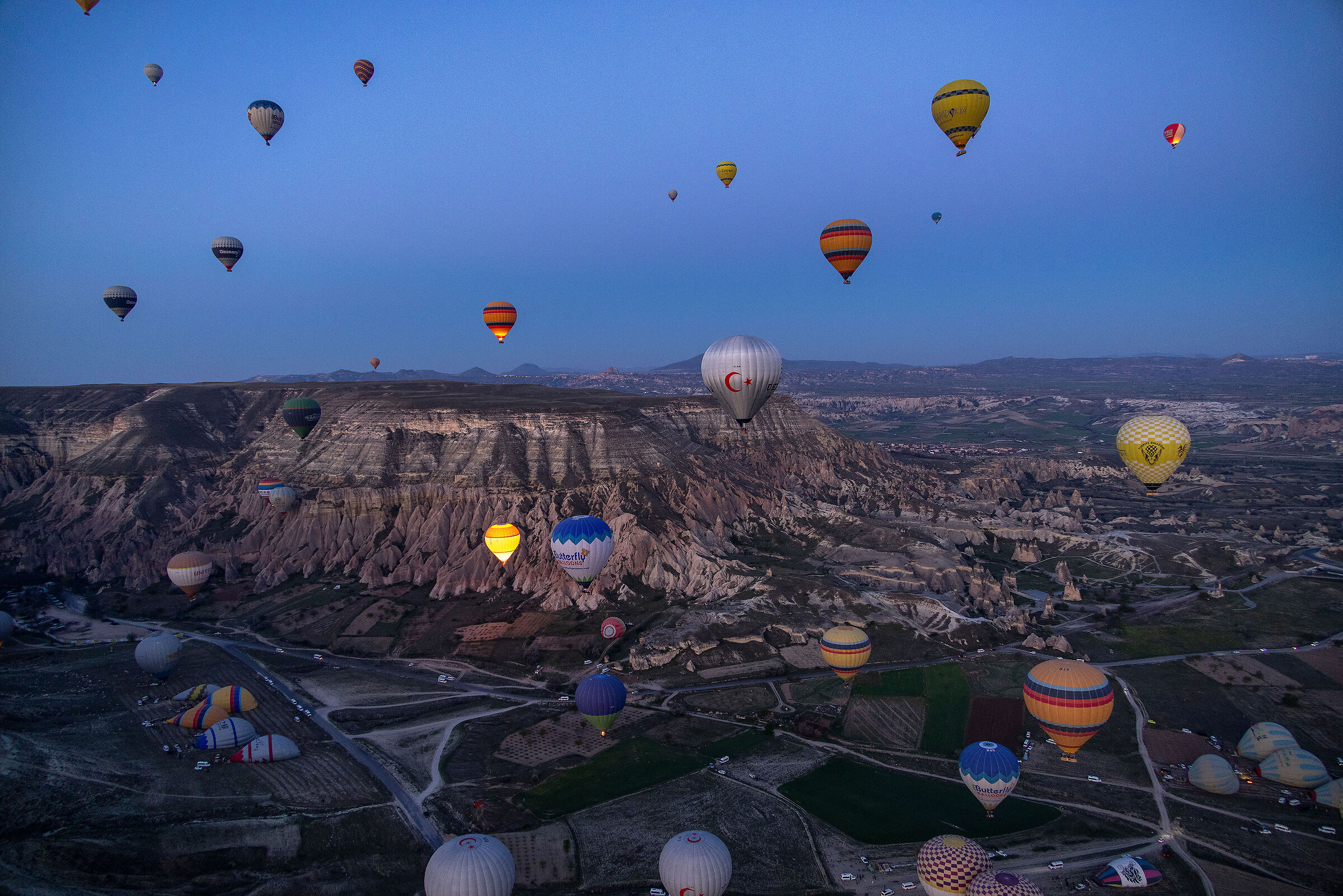 Alba in Cappadocia