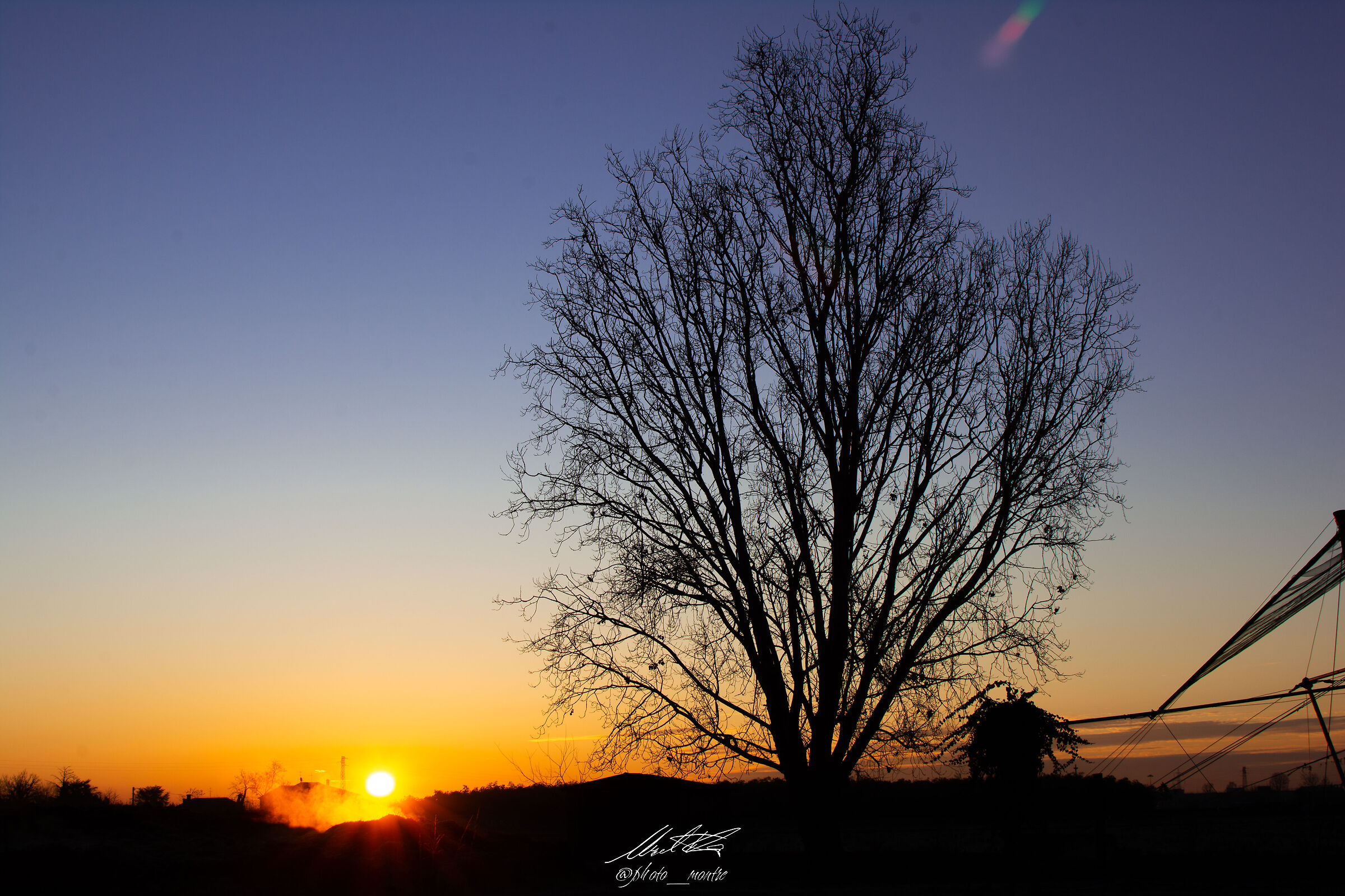 Il cielo come una tela