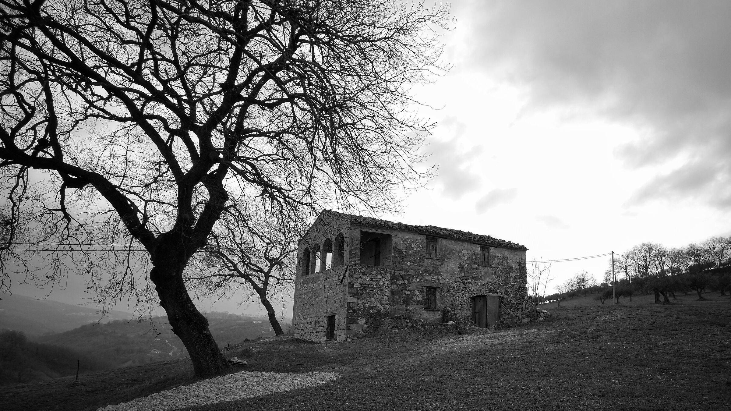 La casa abbandonata.