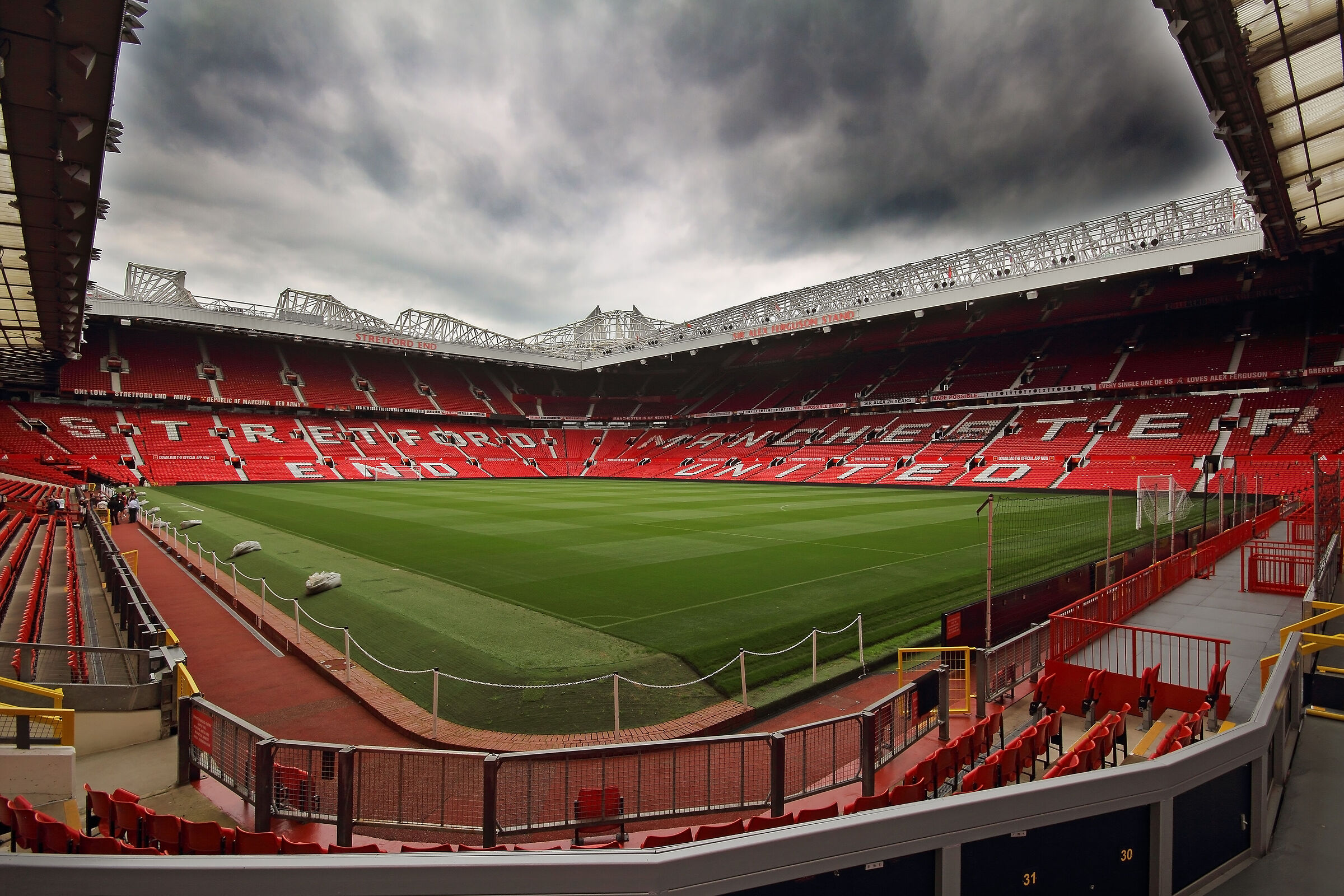 Old Trafford: that red that gets inside you.