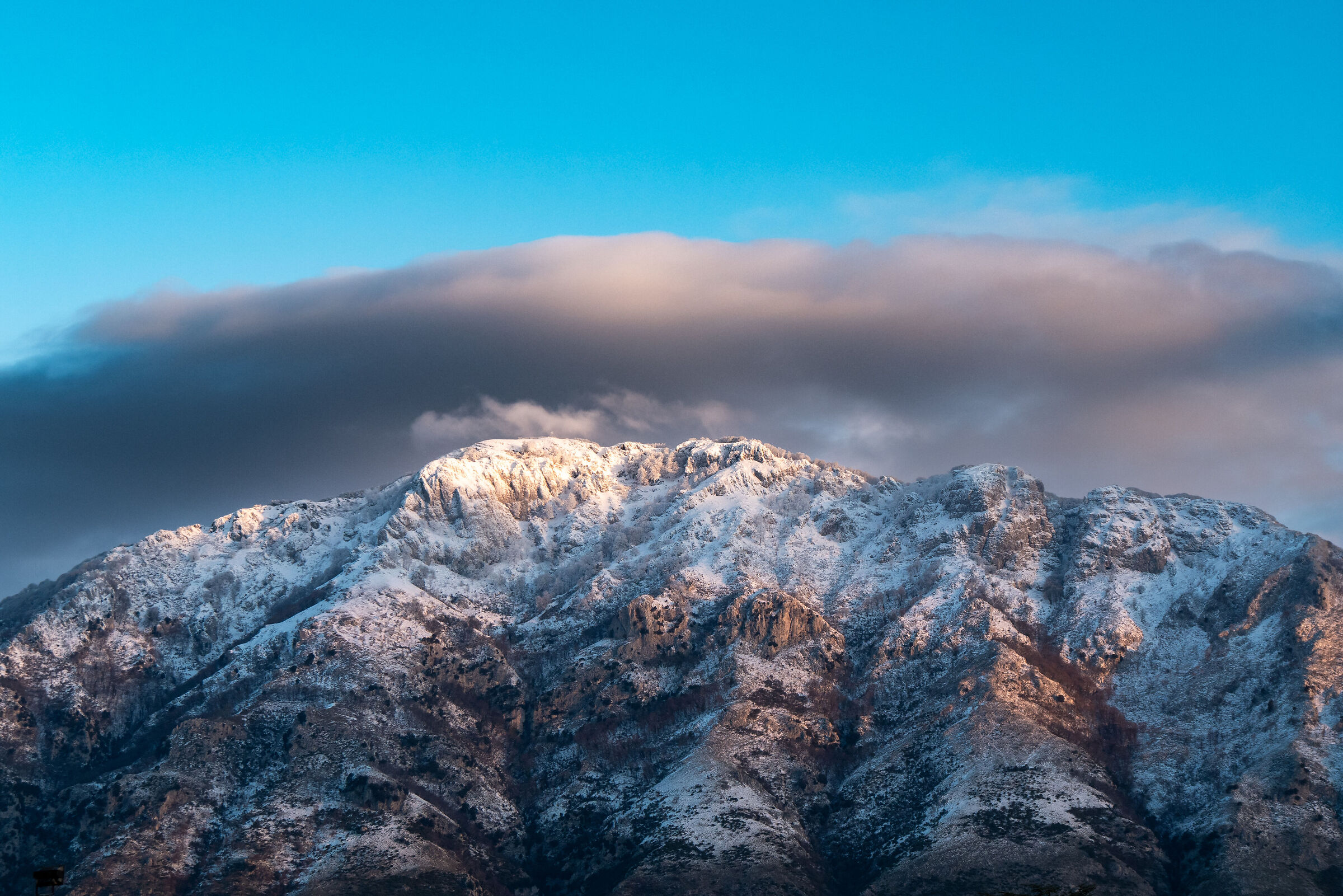 Snow on the Taburno