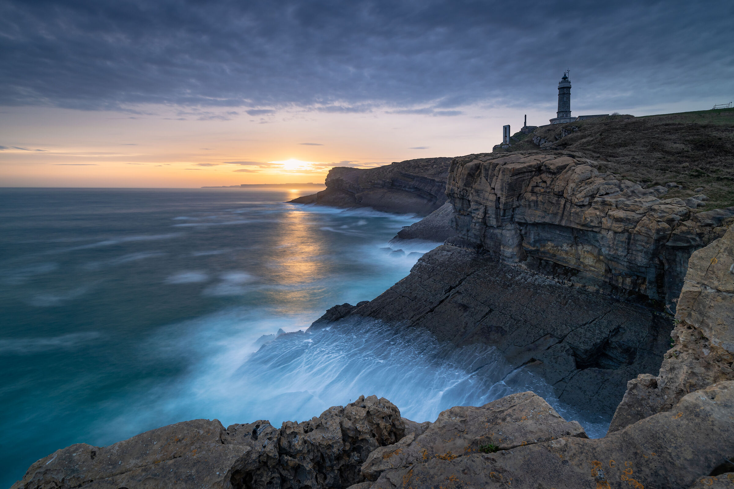 Lighthouse at sunrise