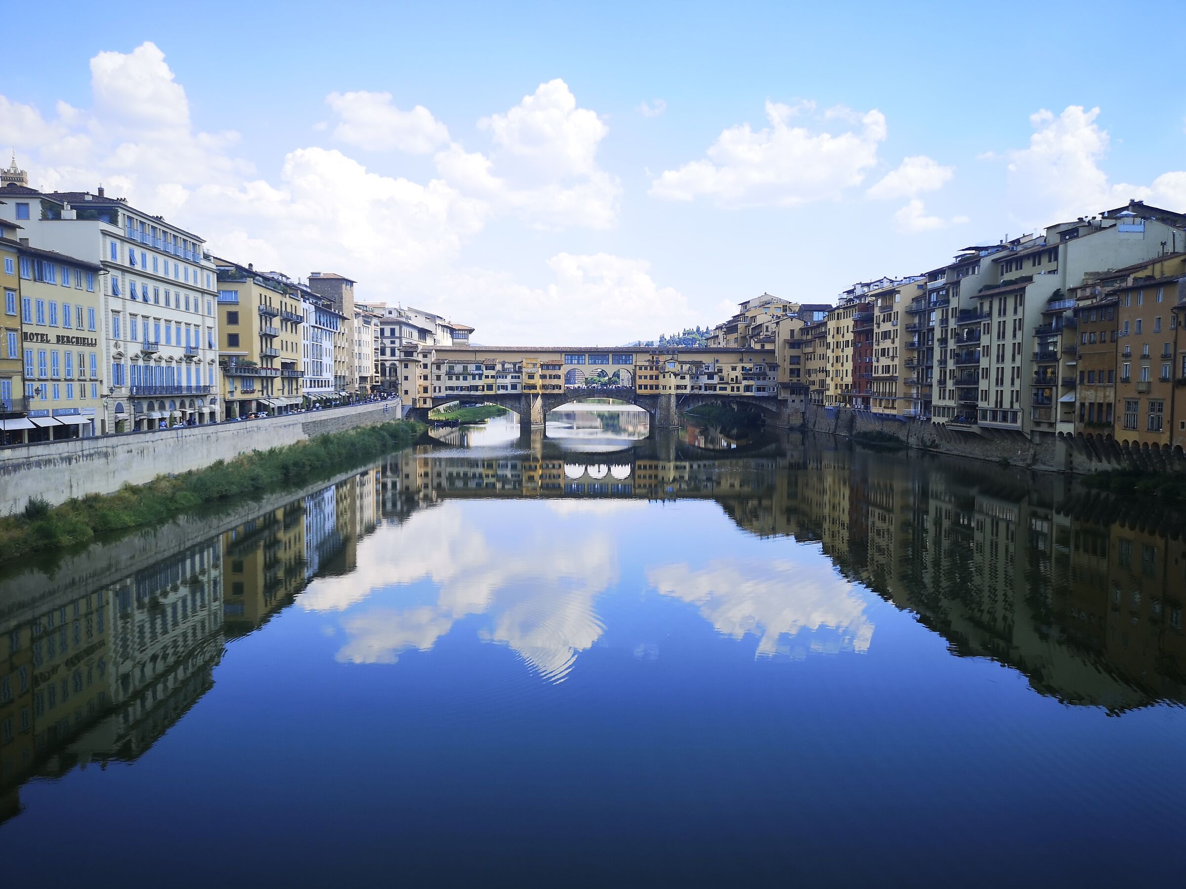 riflessi a ponte vecchio