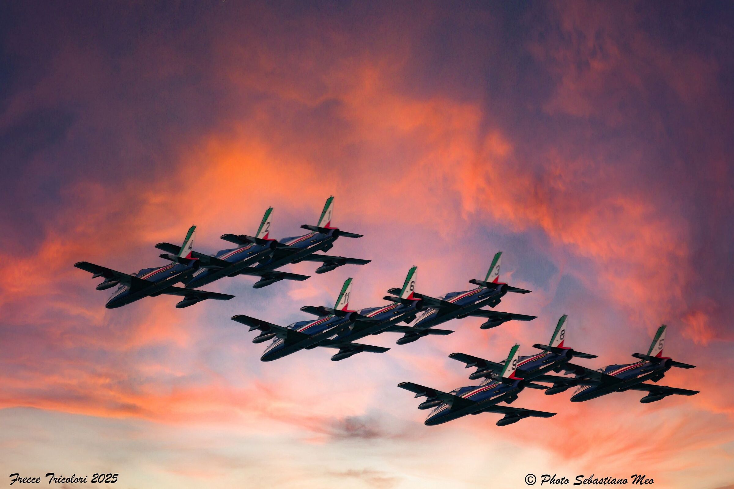 Frecce Tricolori Rivolto Anno 2025