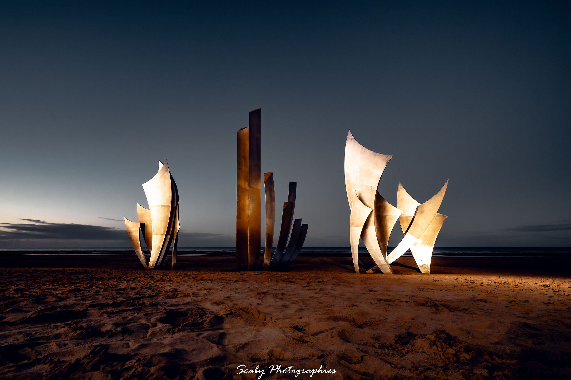 Omaha Beach - Di notte