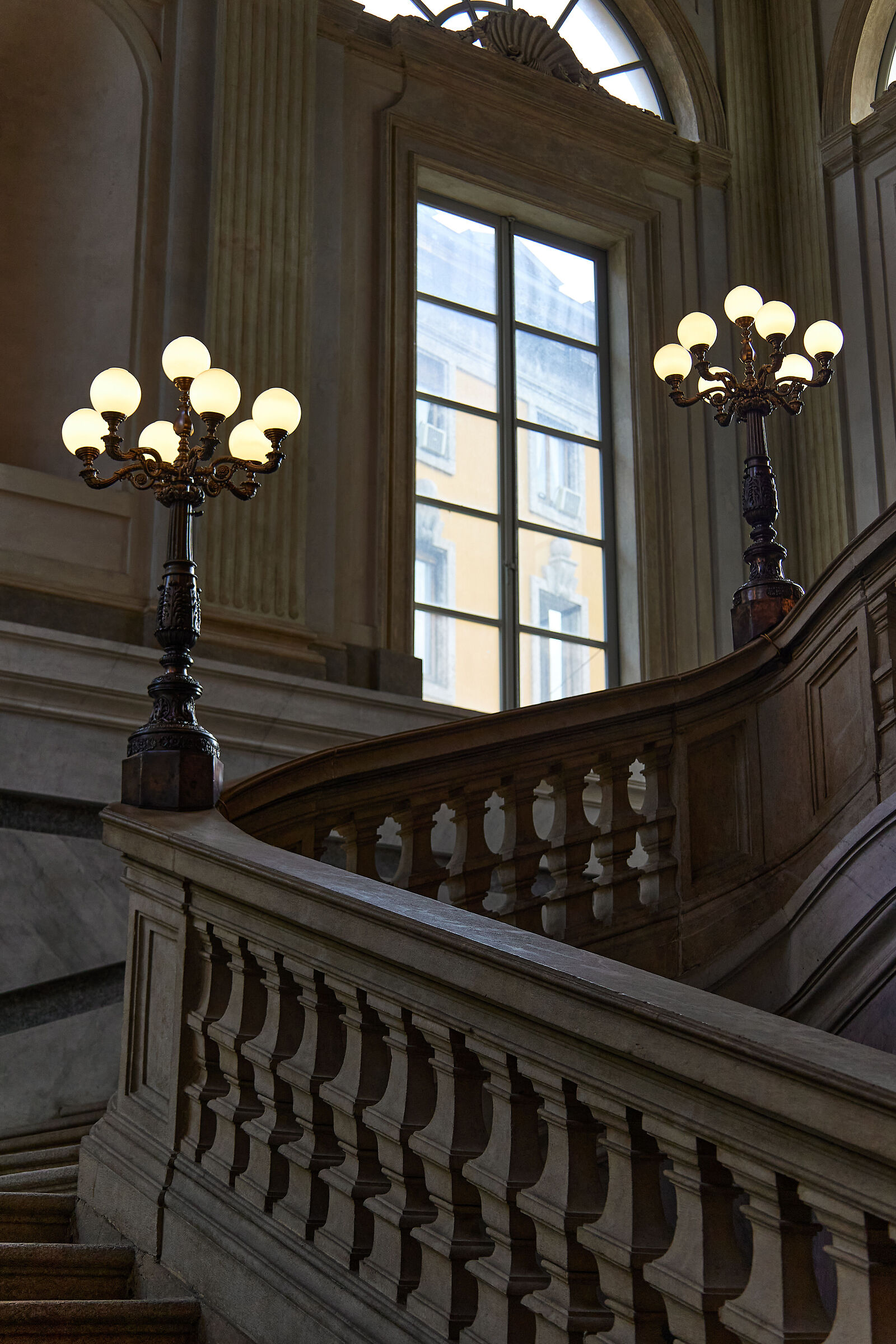 Museum staircase