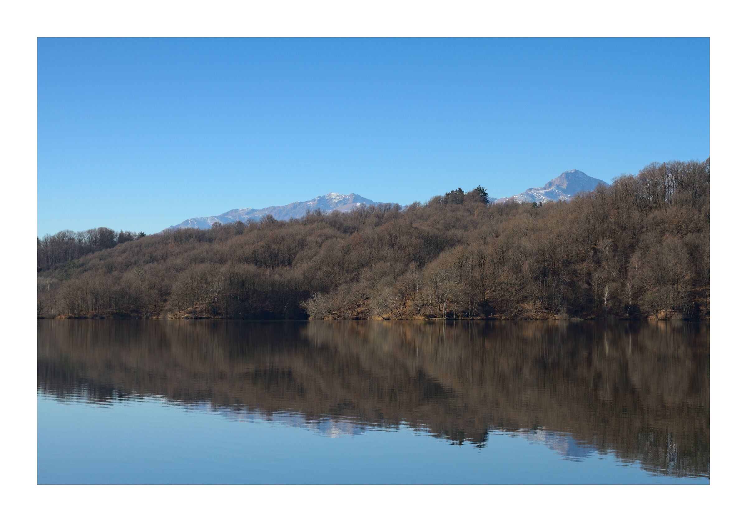 lago delle piane in inverno