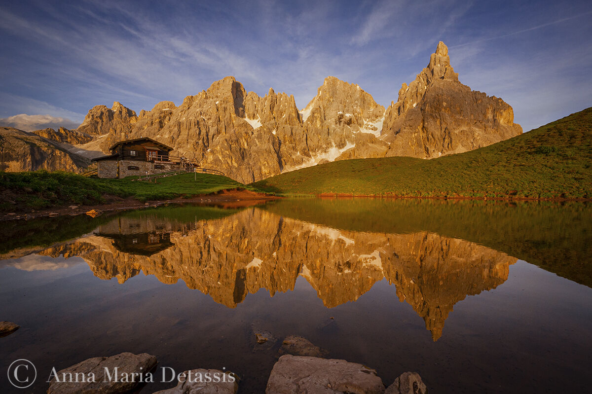 Tramonto Cimon della Pala