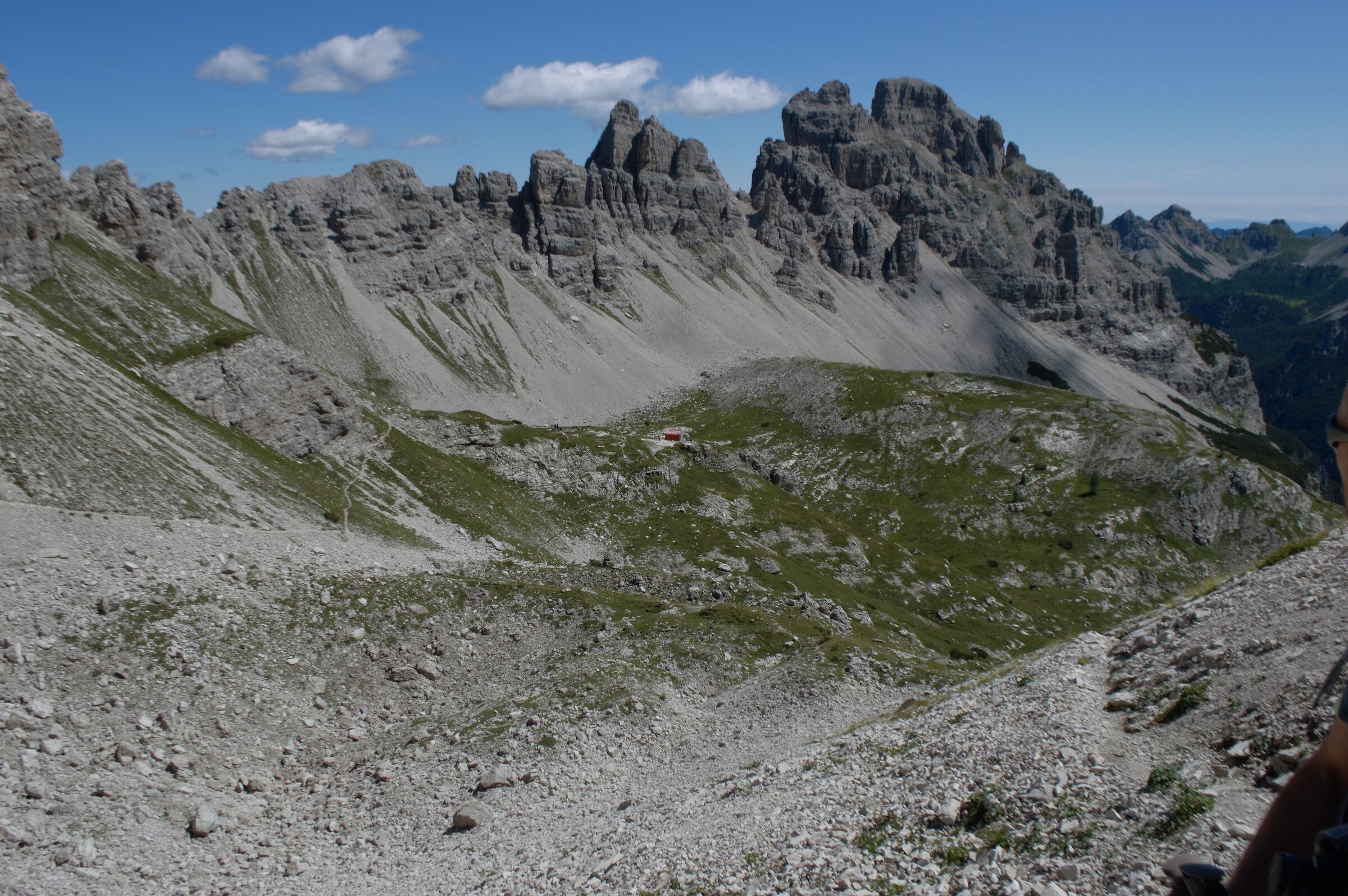 Discesa forcella del Leone
