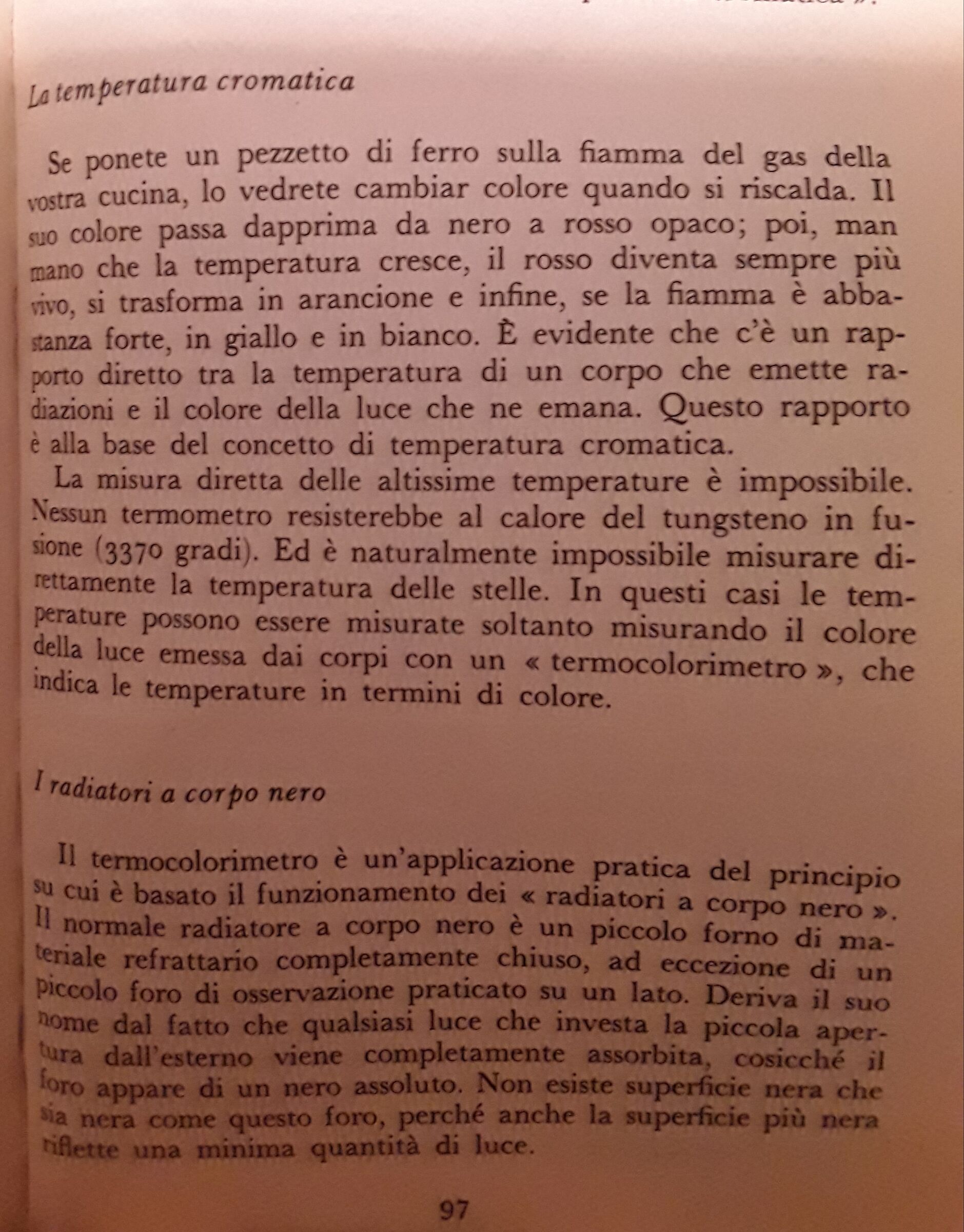 Radiatori a corpo nero