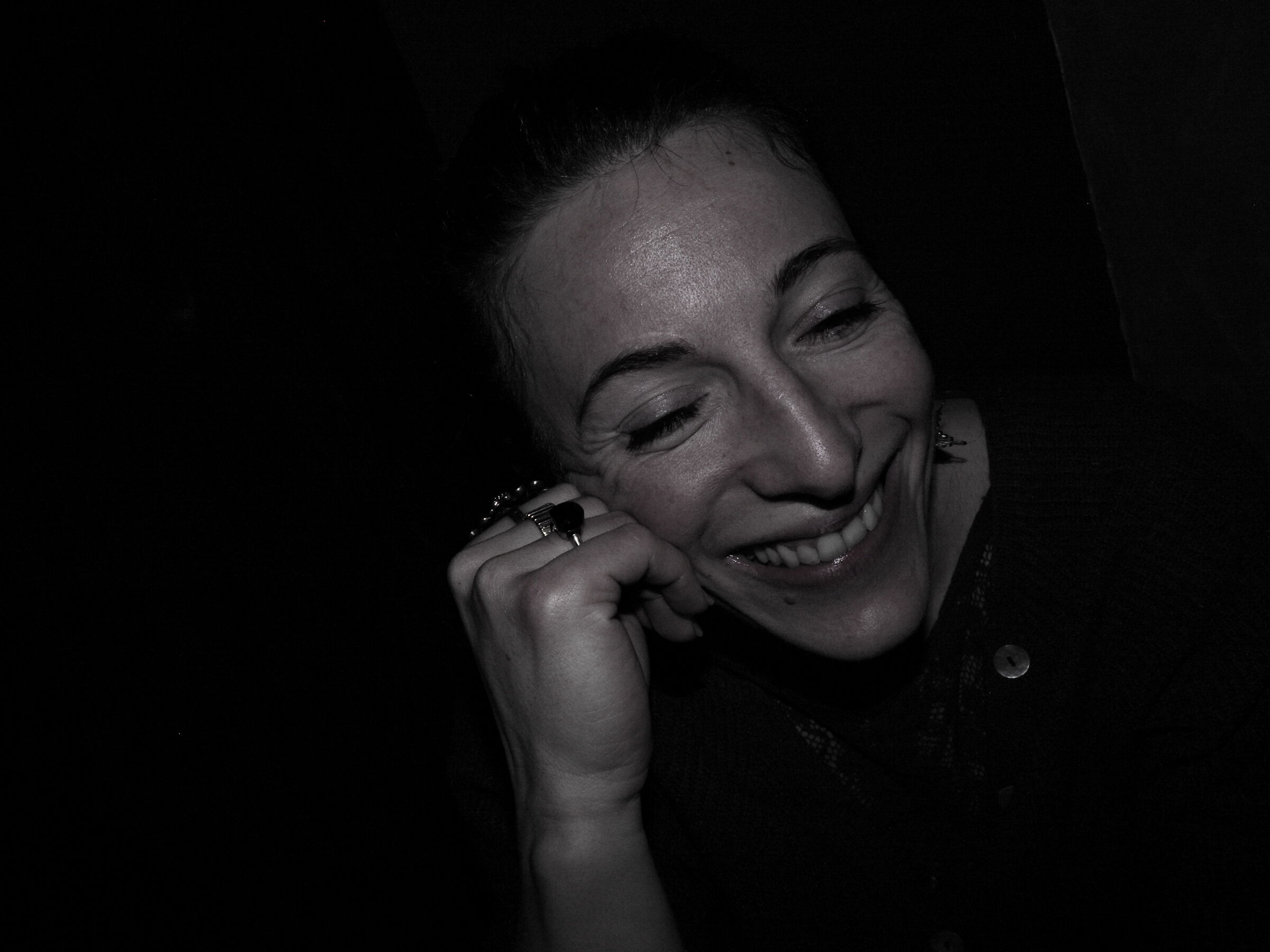 A smile in the shadows