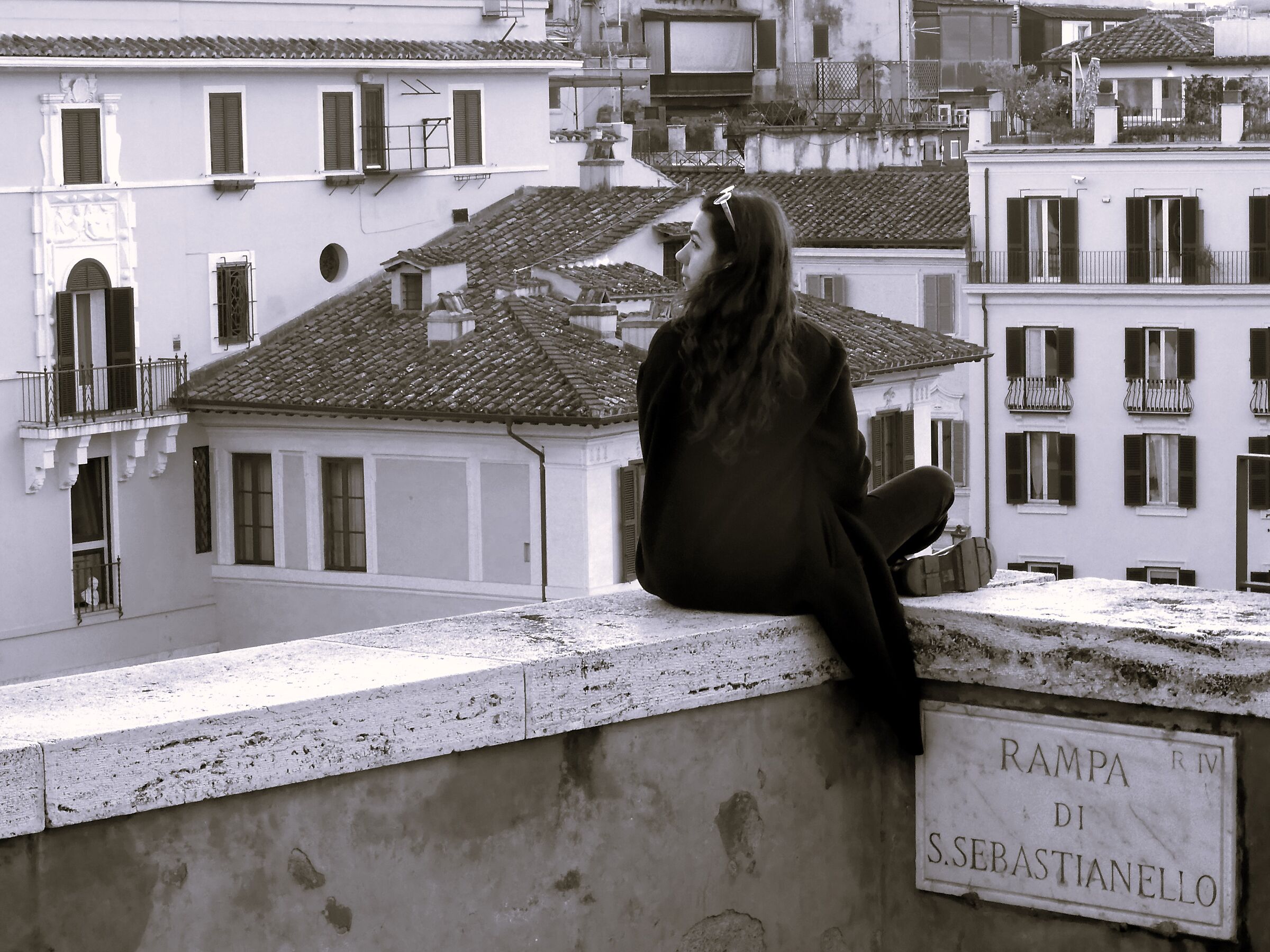 in cima alla rampa...