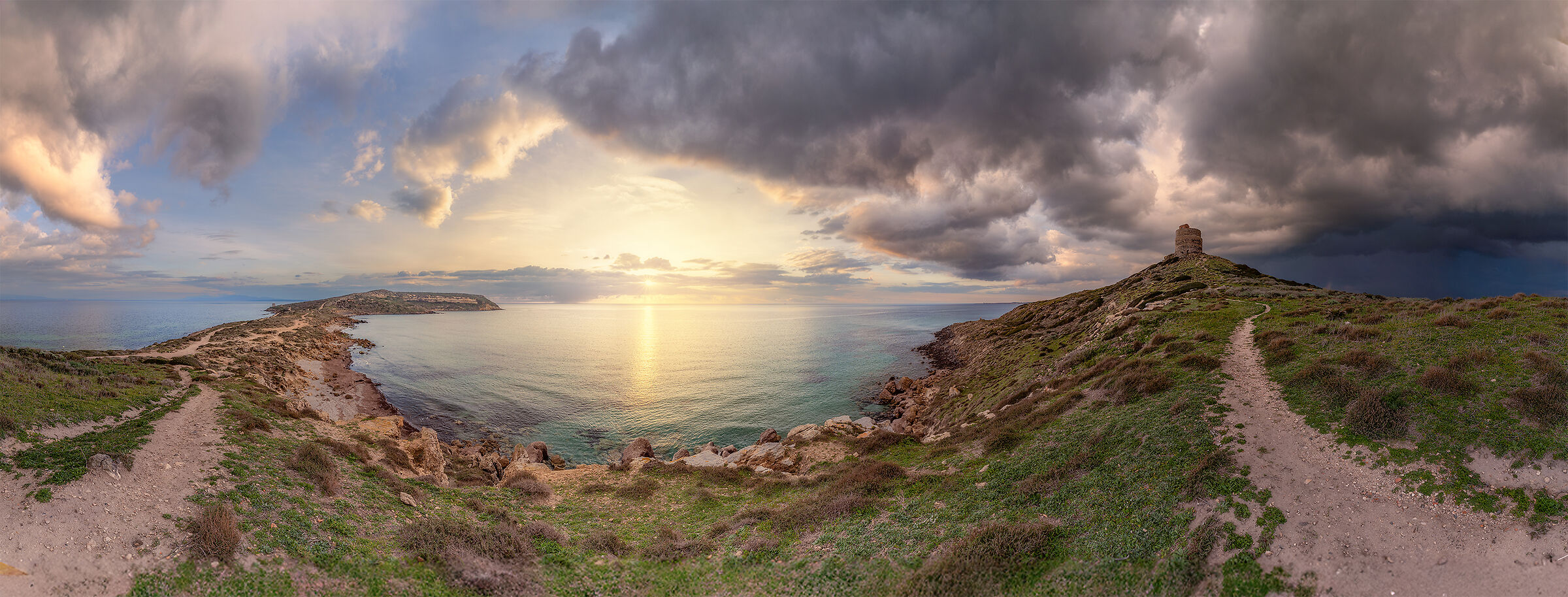 From Cape San Marco to the Tower of San Giovanni di Sinis