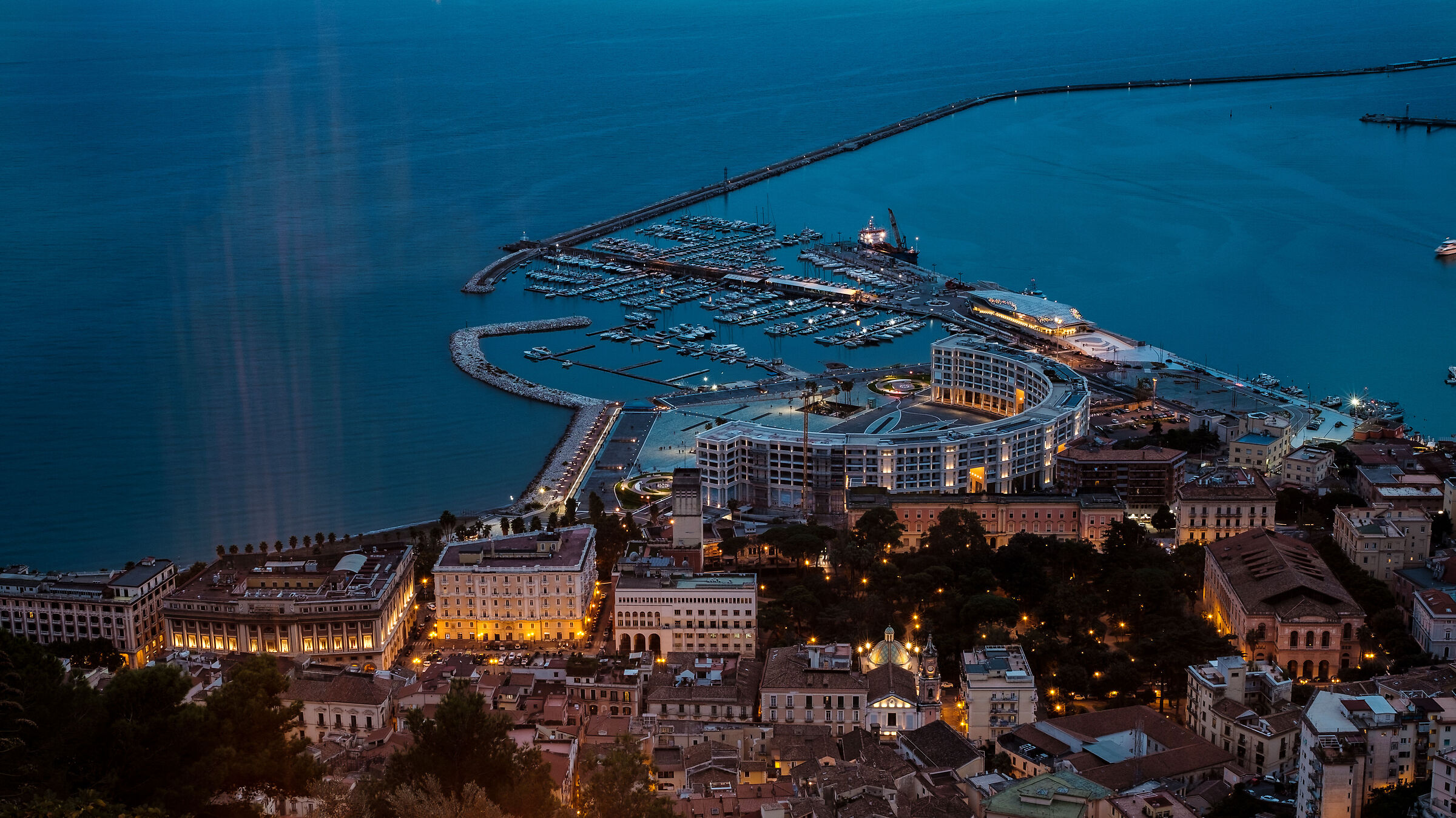 Salerno by night