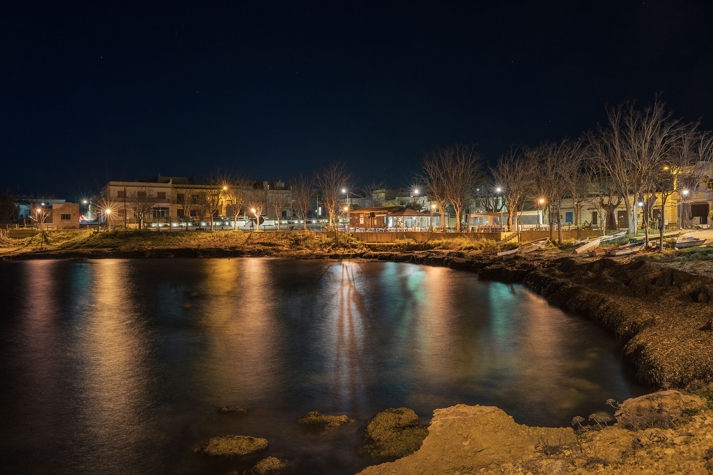 Reflections in the evening