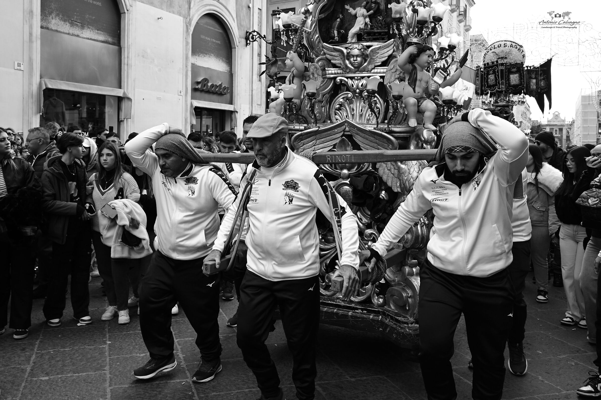 I portatori delle Candelore di Sant'Agata