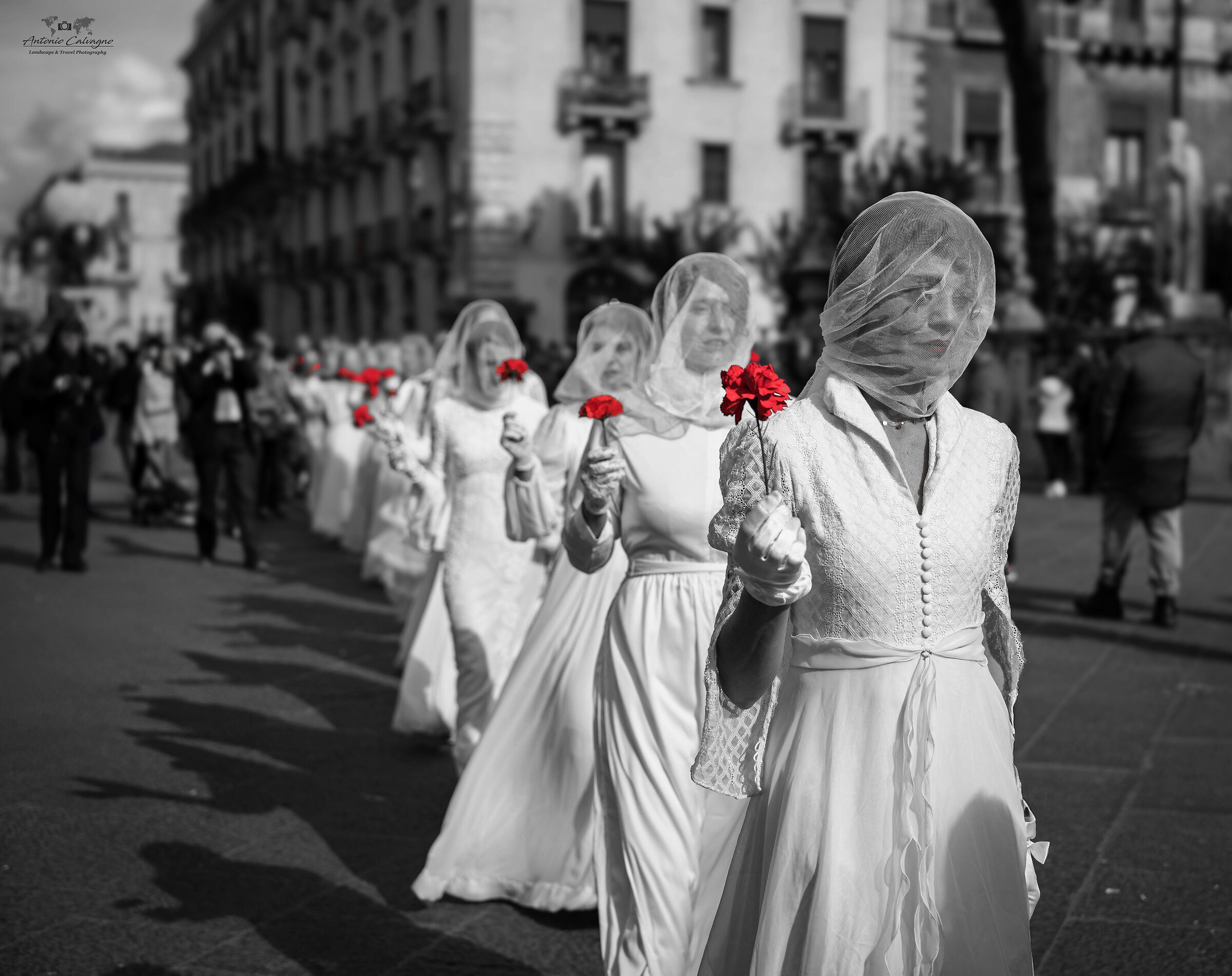 Le 'Ntuppatedde di Sant'Agata in B&W