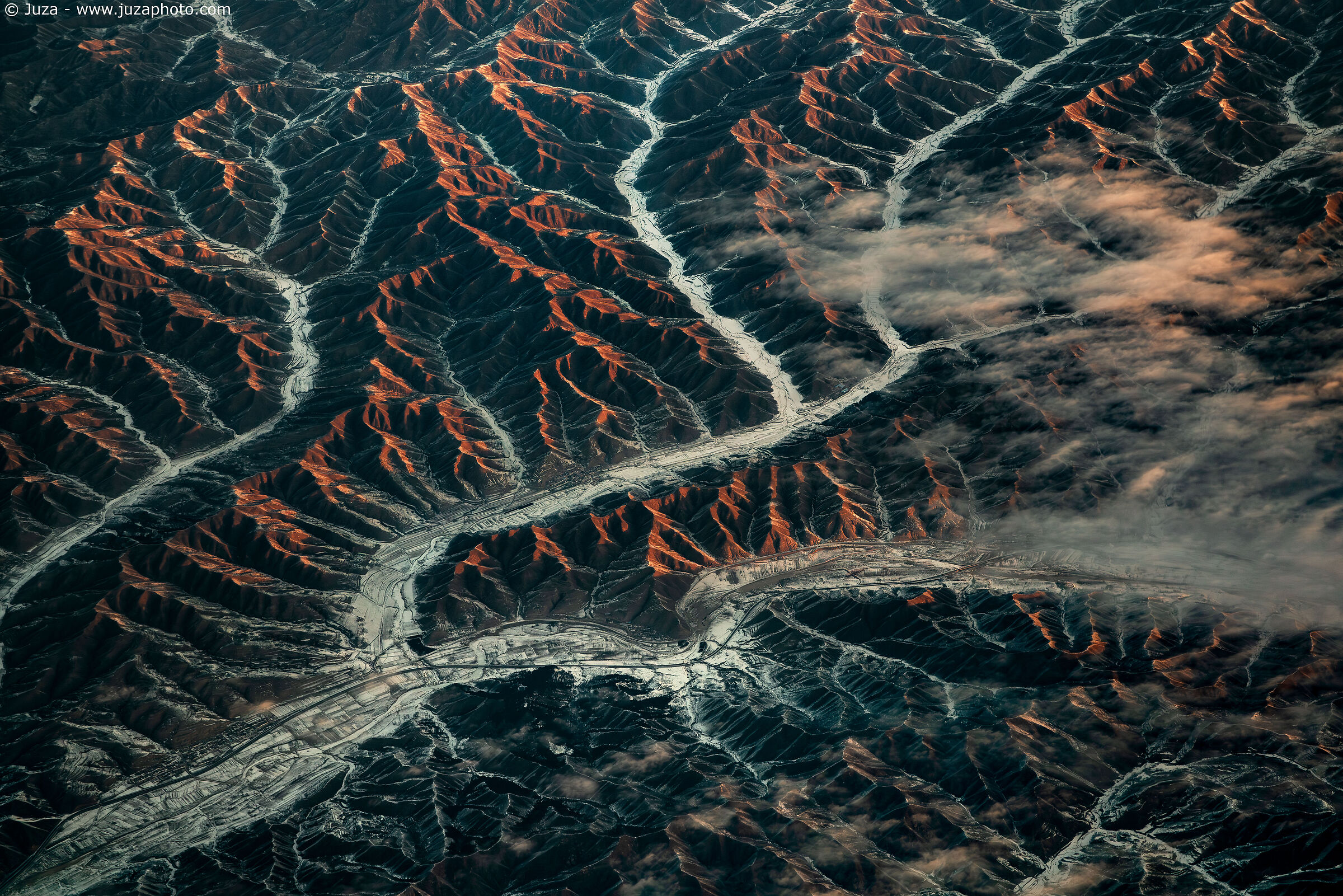 Mountains and valleys of China