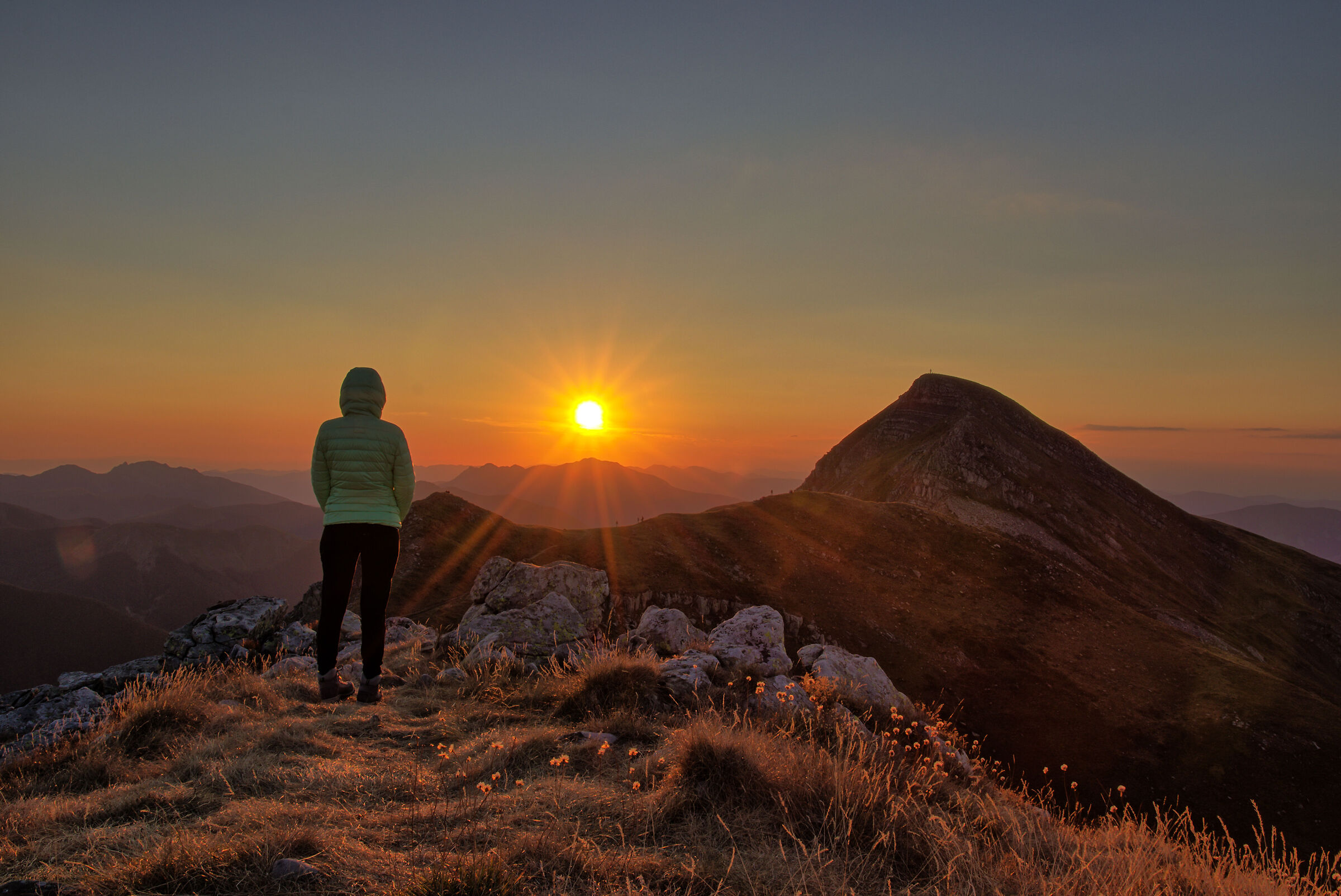 Sunset on Mount Cusna (RE)