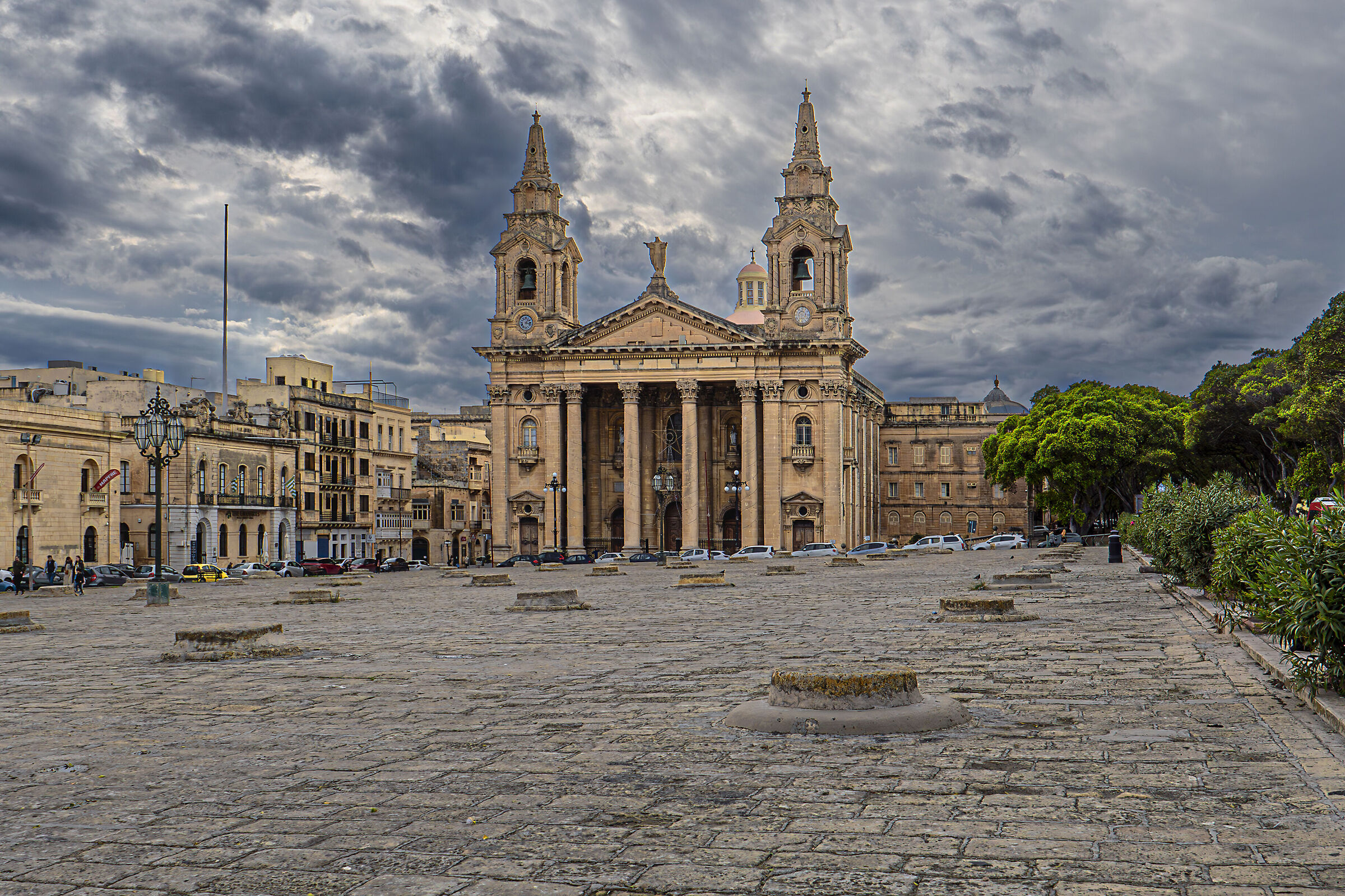 Floriana città di Malta in prossimità La Valle...