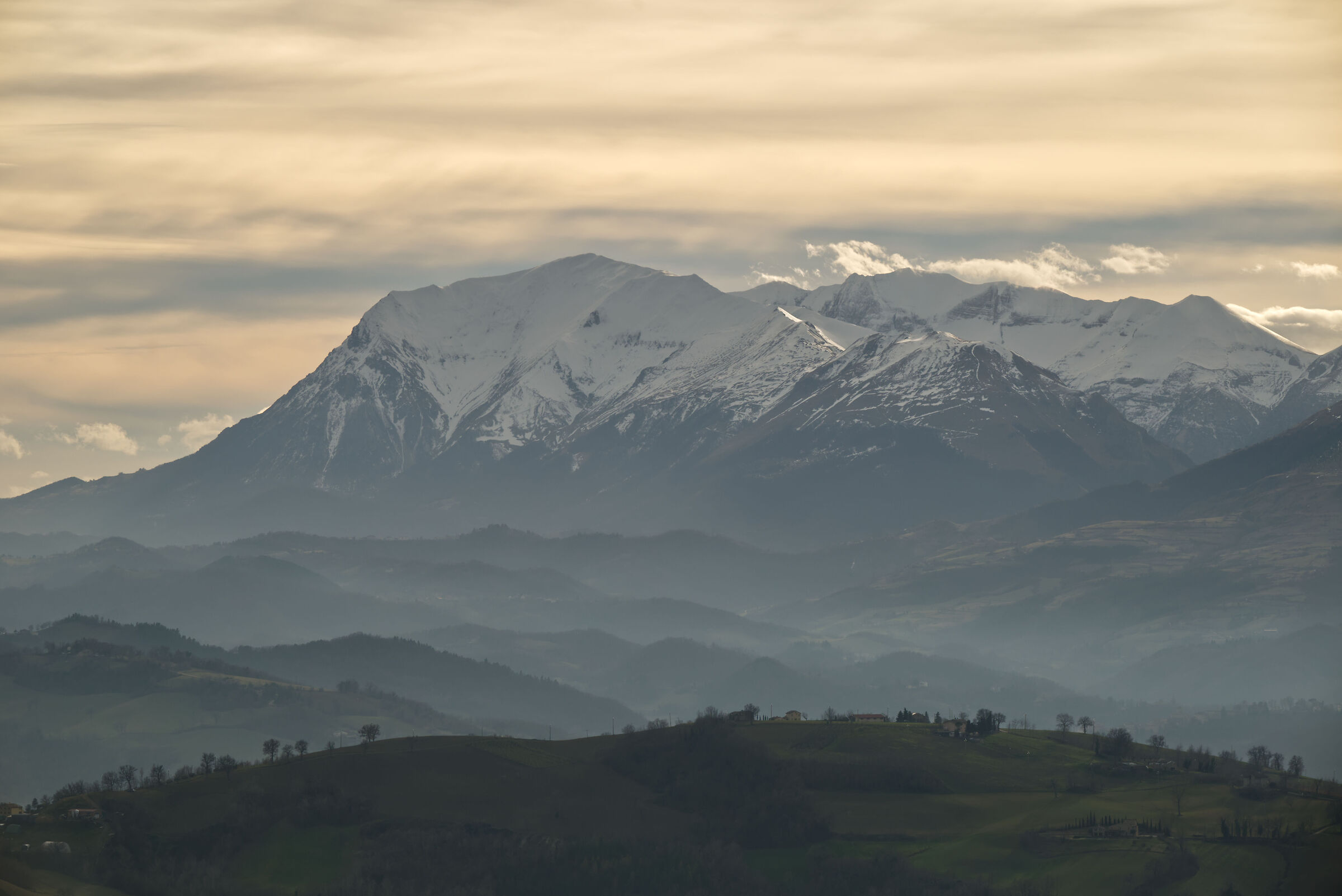 Monte Vettore al tramonto