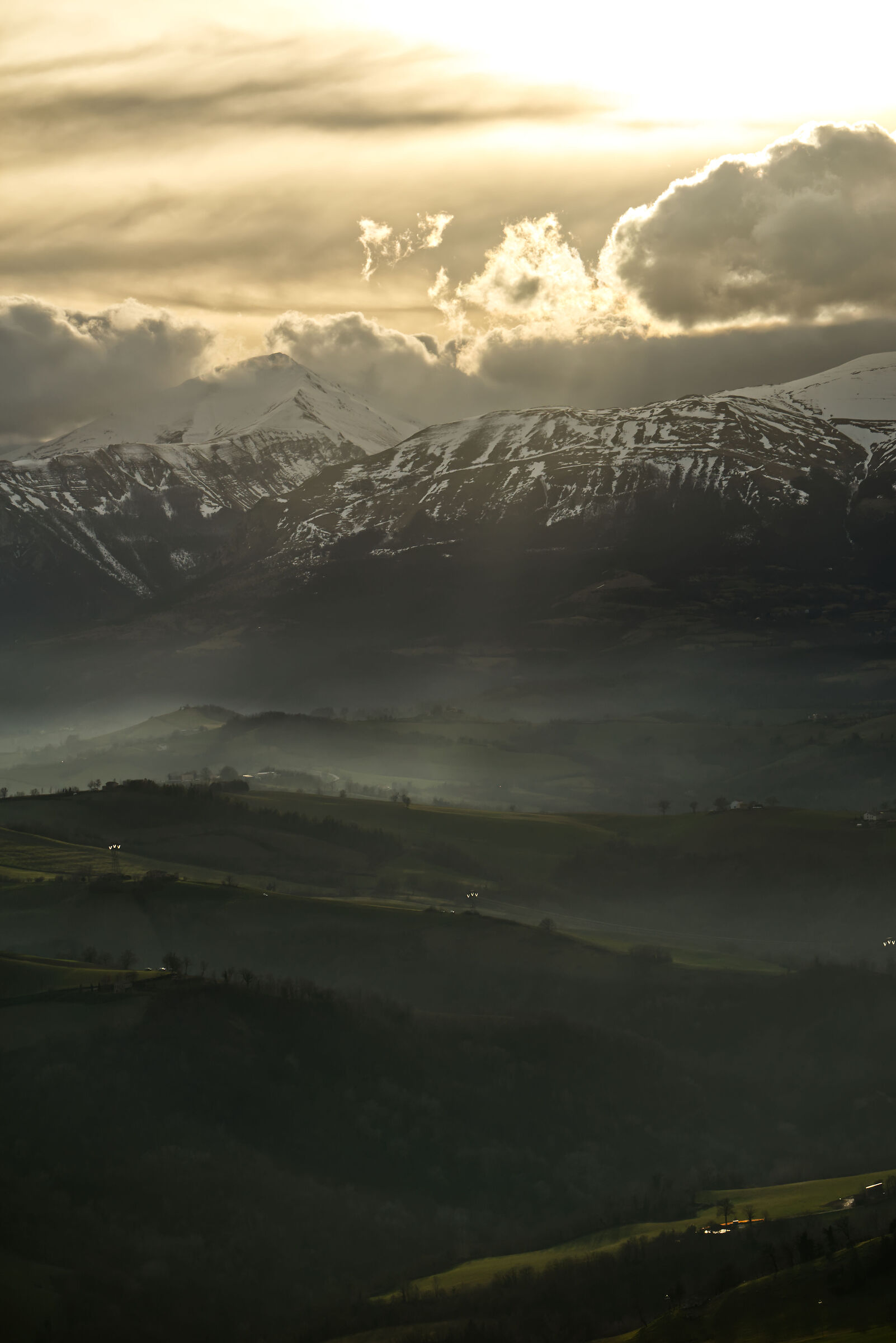 Foschia sui Sibillini