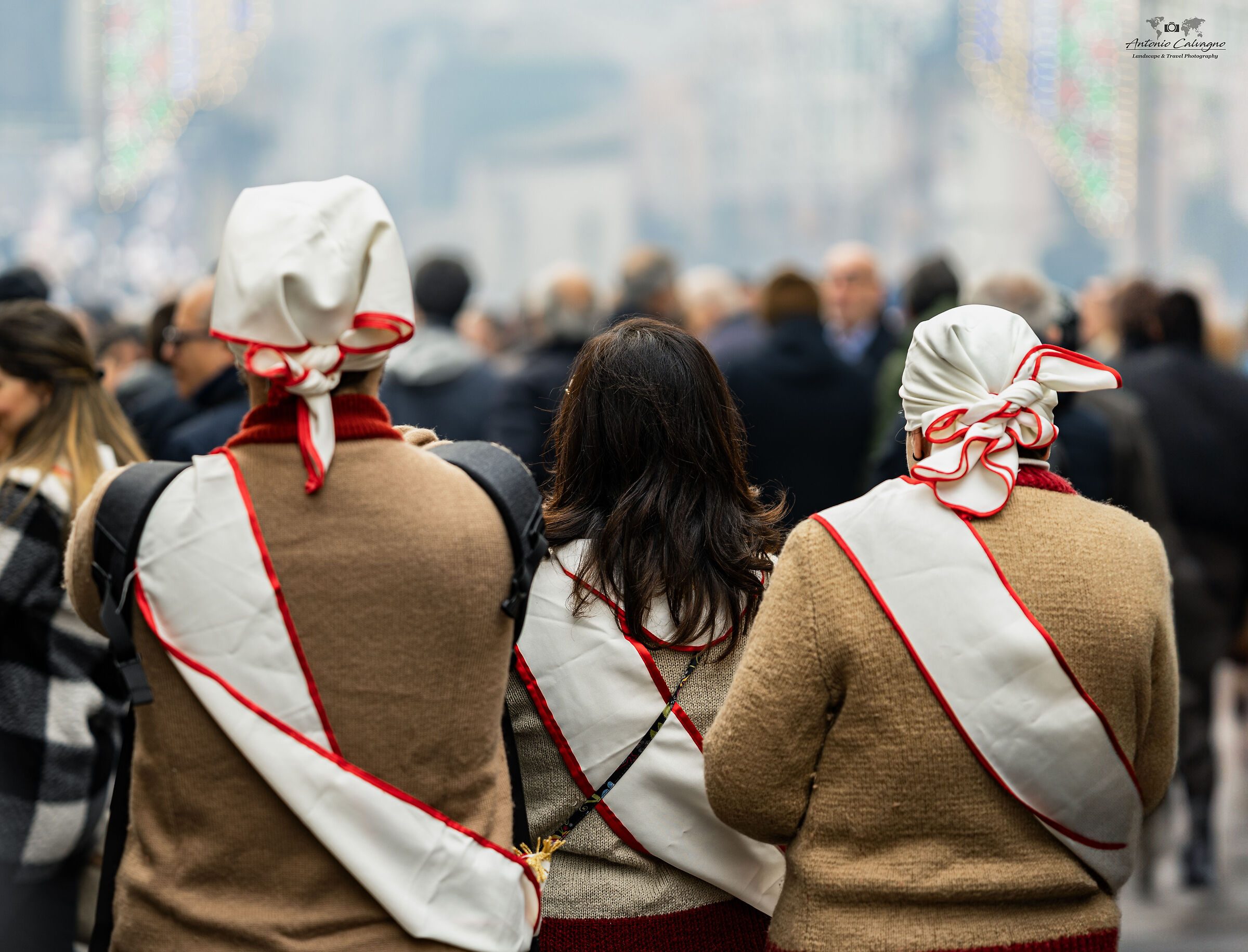 Devotees of St. Sebastian in Acireale