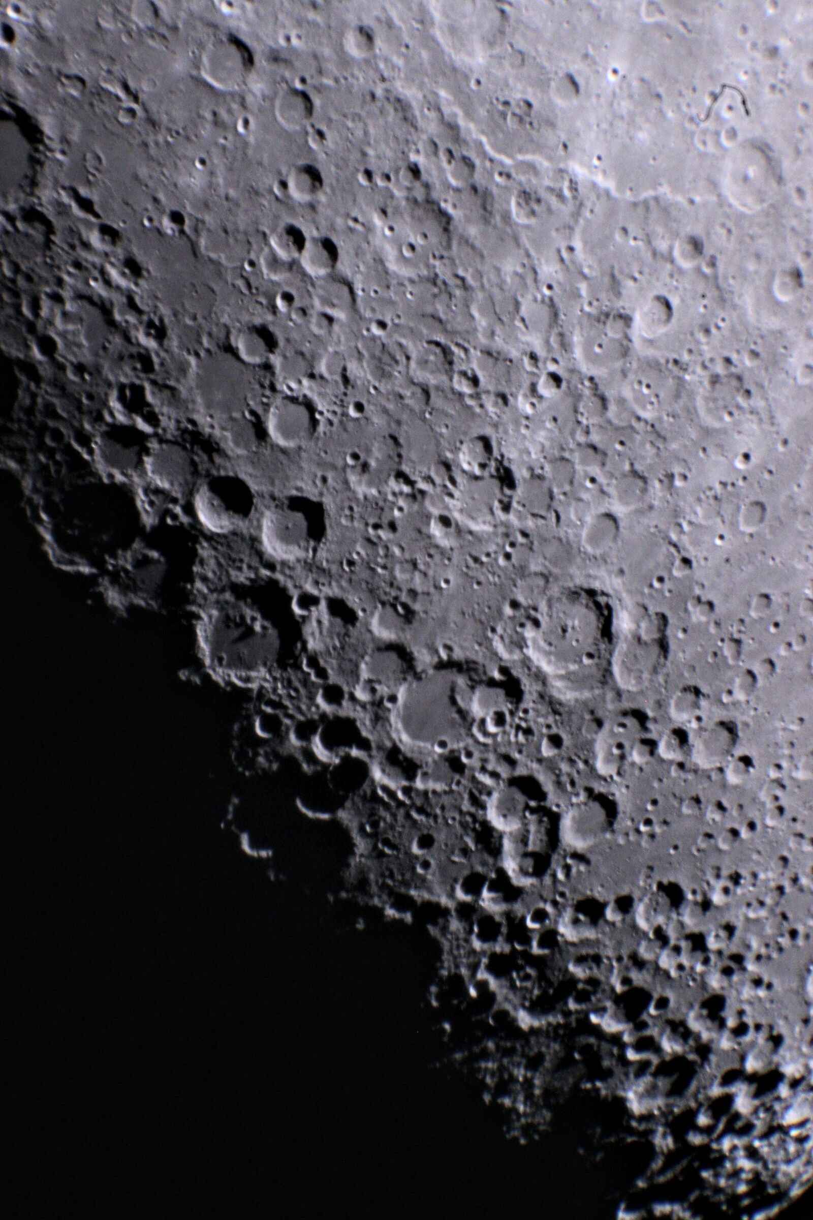 Moon Lands at the Terminator