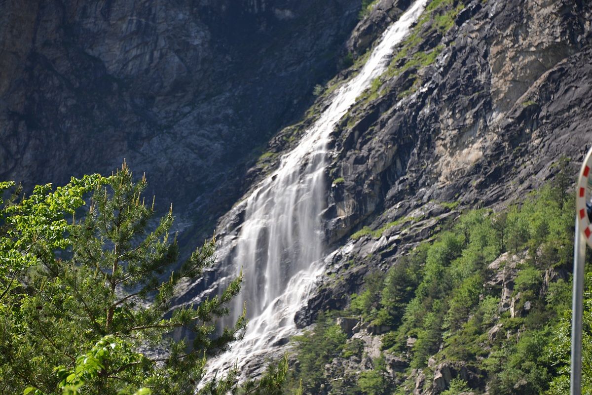 Cascata velo da sposa