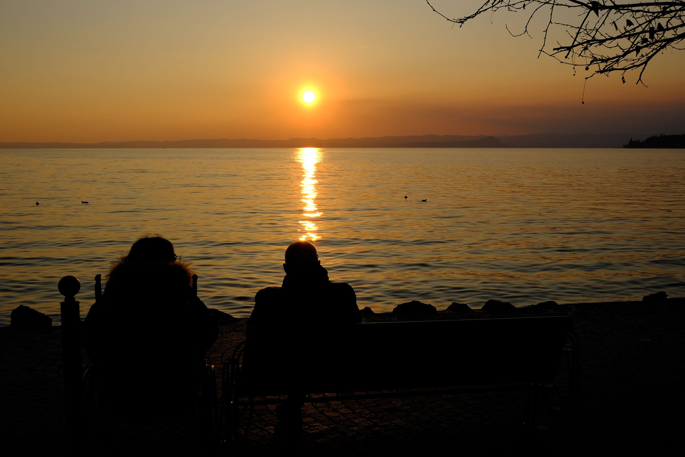 Garda at sunset.