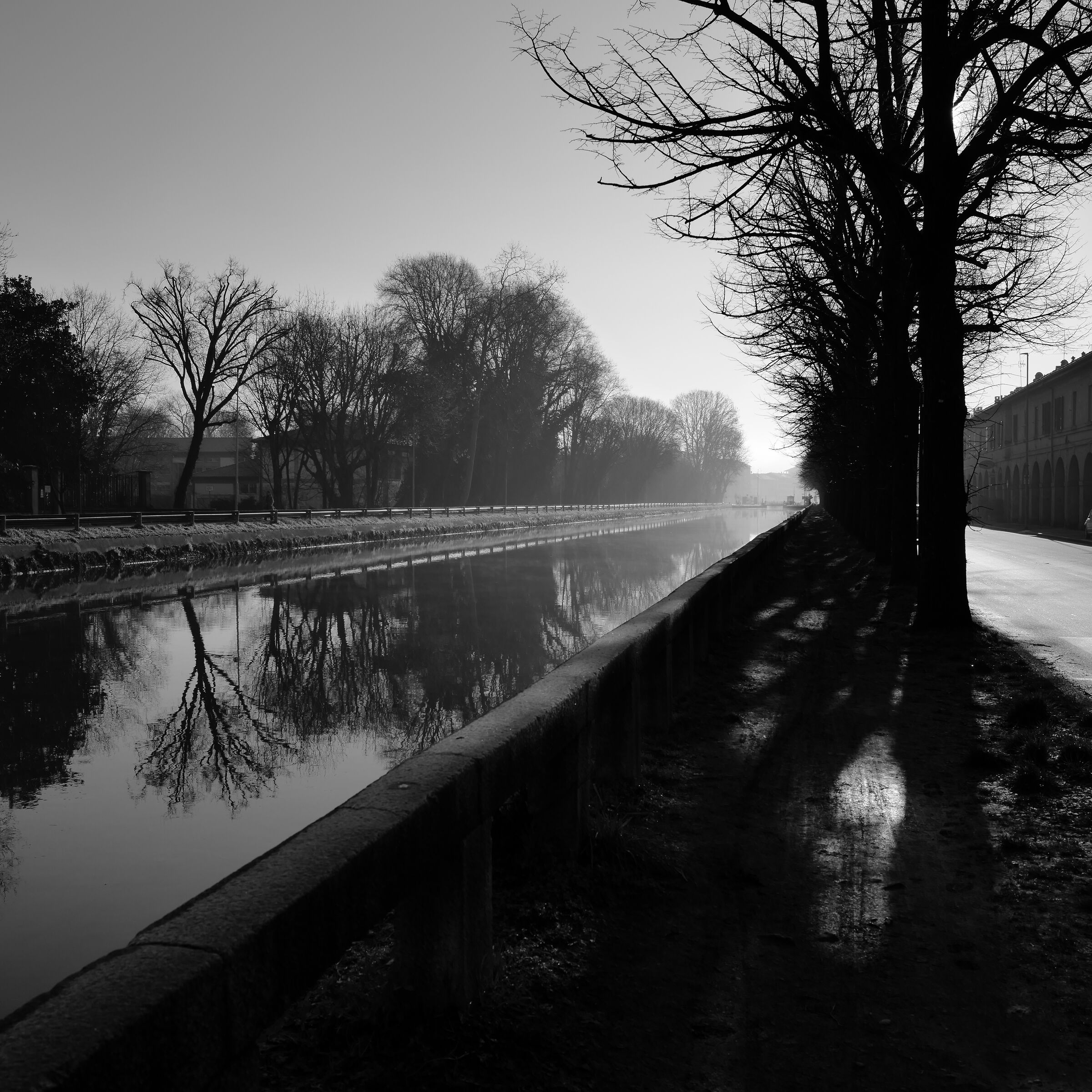il Naviglio a nord del castello