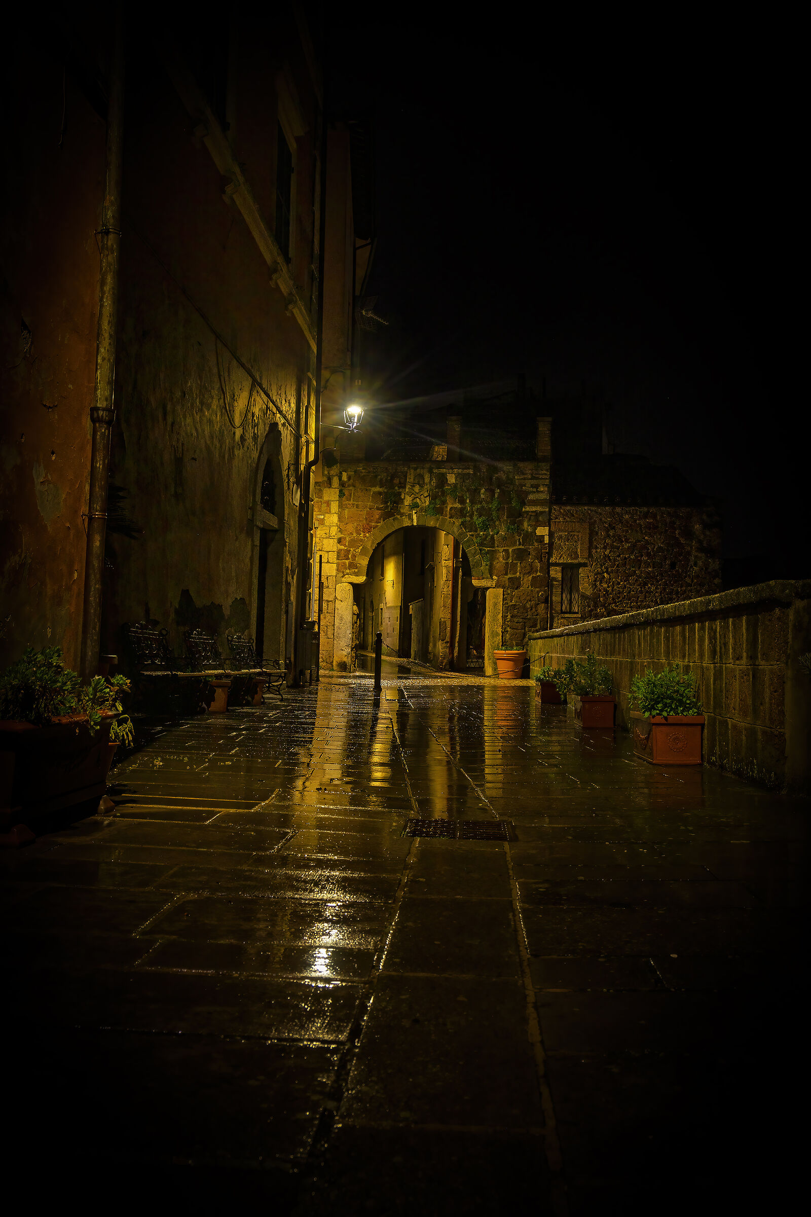 Orte durante il temporale