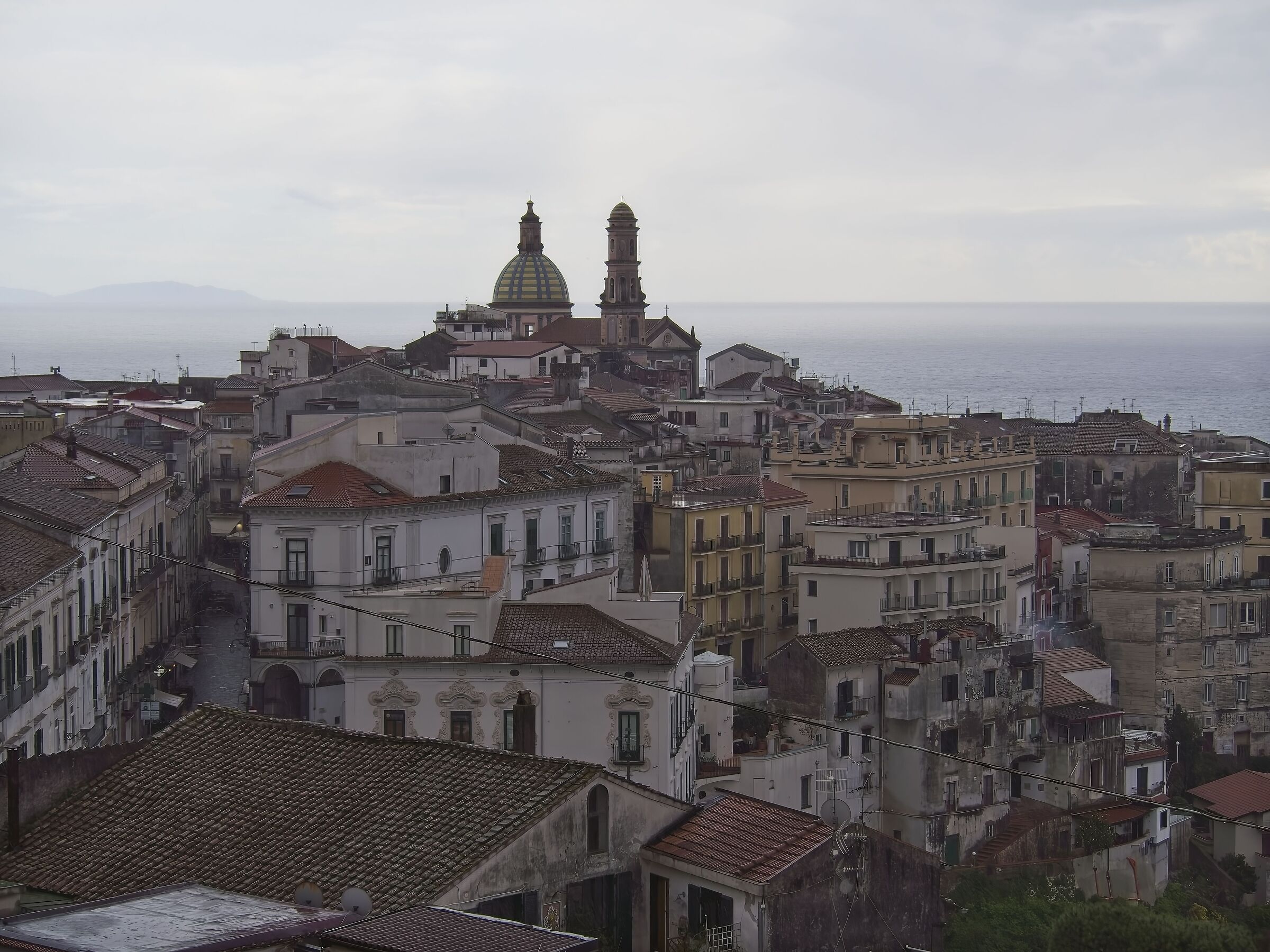 Vietri sul Mare on a gloomy day