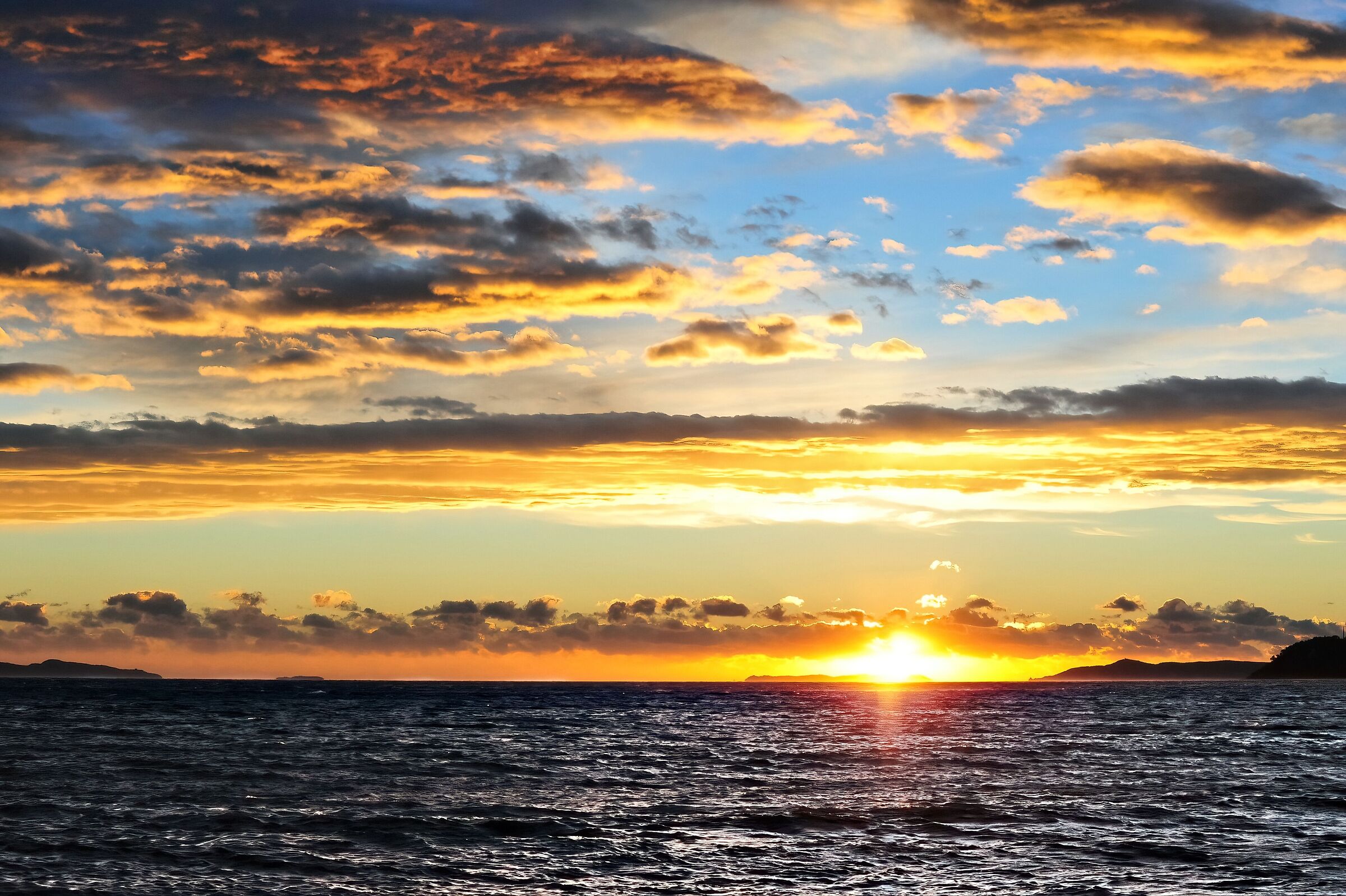 GIGARO EN HIVER 2013 LE SOLEIL S SE COUCHE