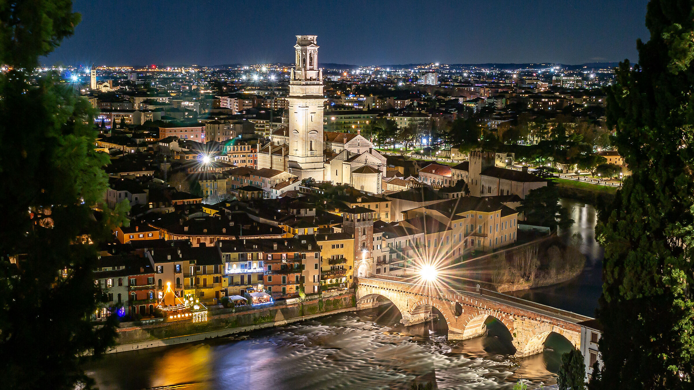 Verona - Duomo e Ponte Pietra