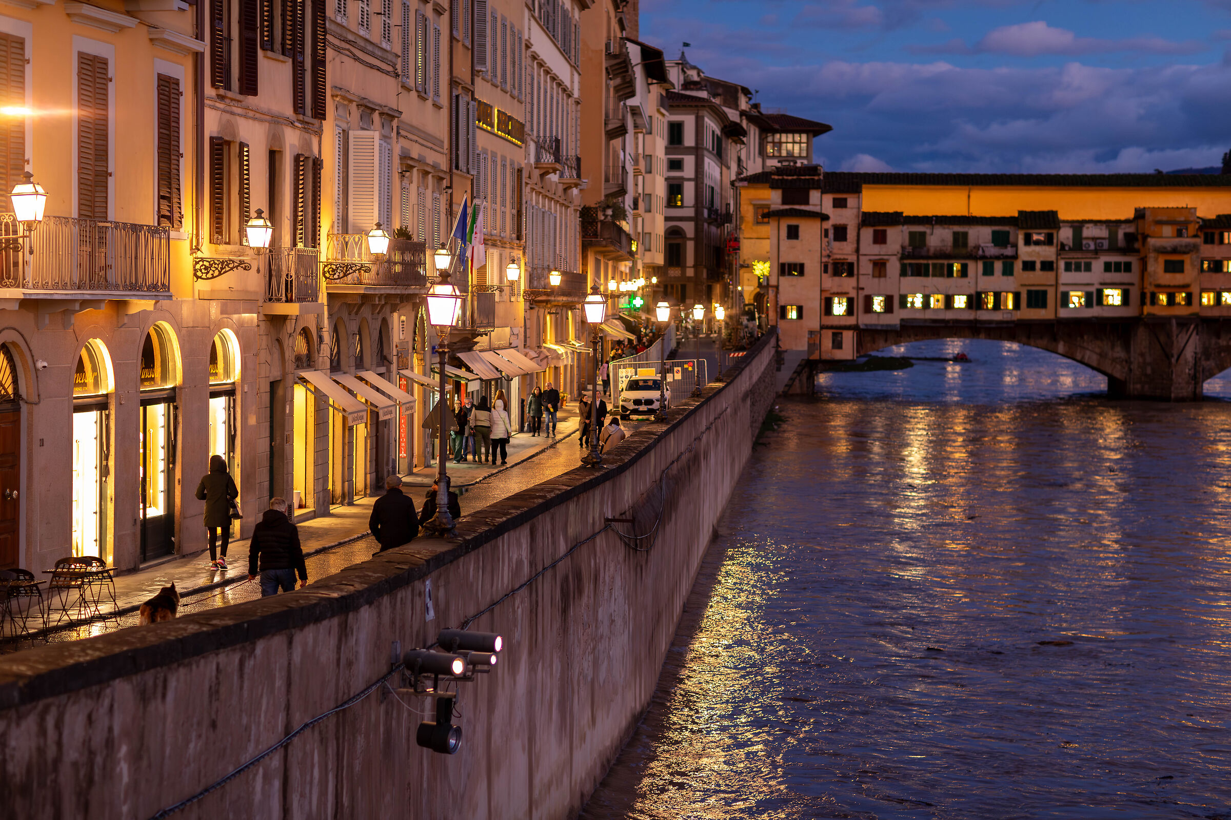 Towards Ponte Vecchio, Florence