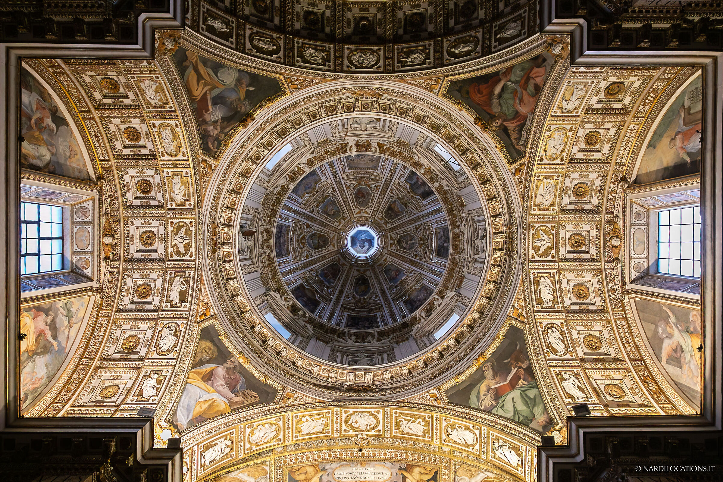 ROME, frescoes of the four evangelists in the Dome of