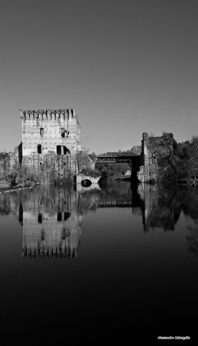 Veduta di Borghetto sul Mincio