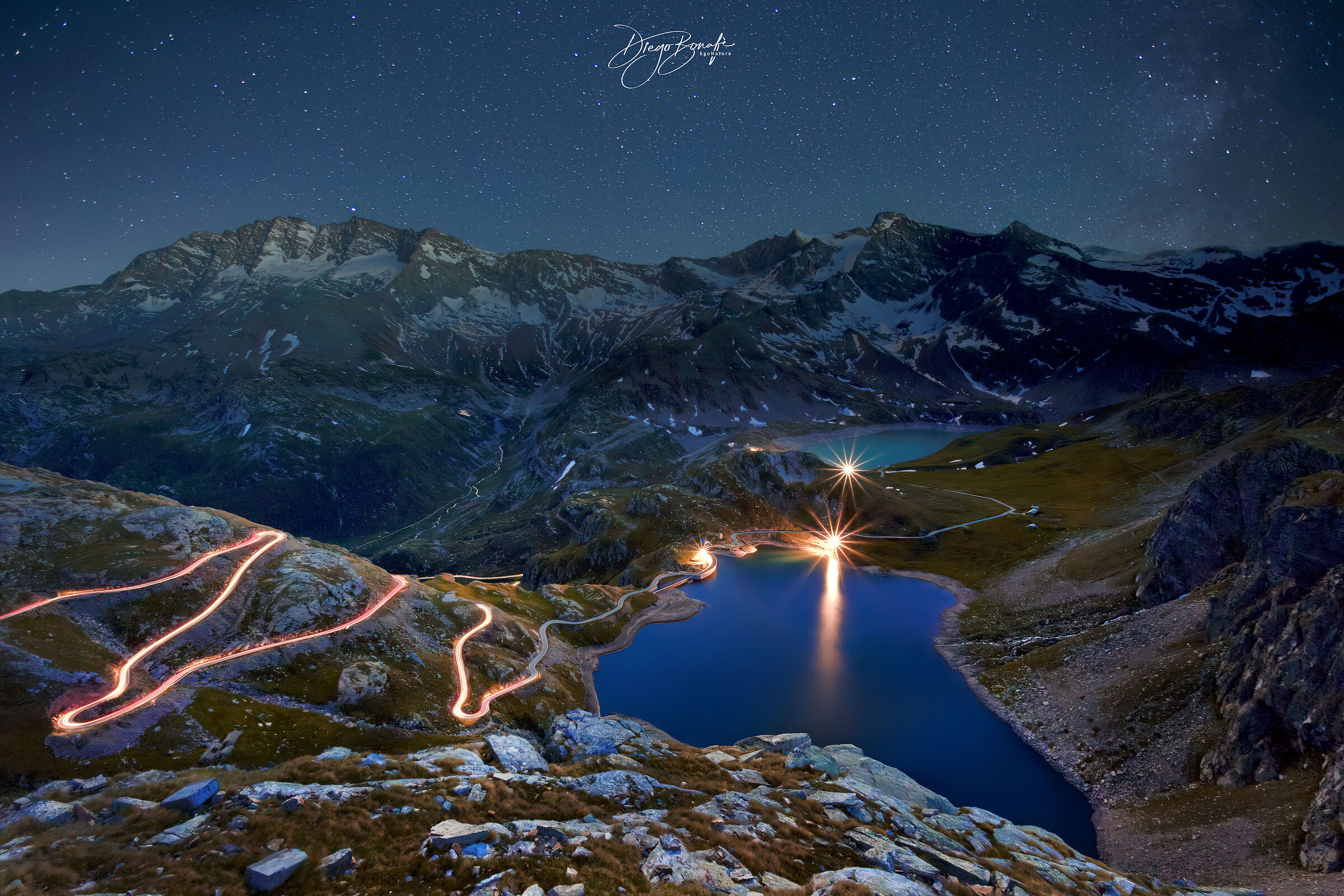 Notte nel parco nazionale Gran Paradiso
