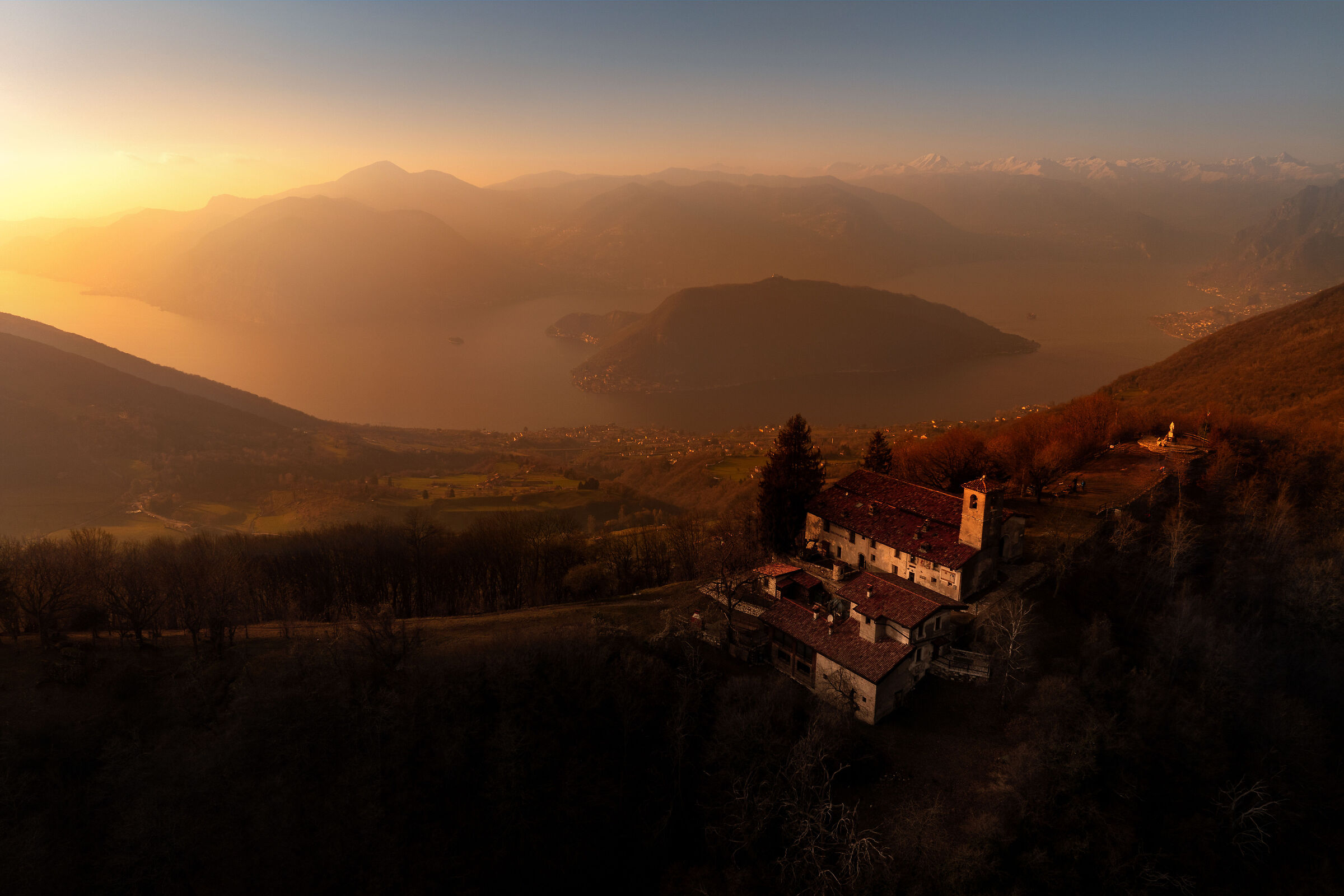 Mist on Lake Iseo