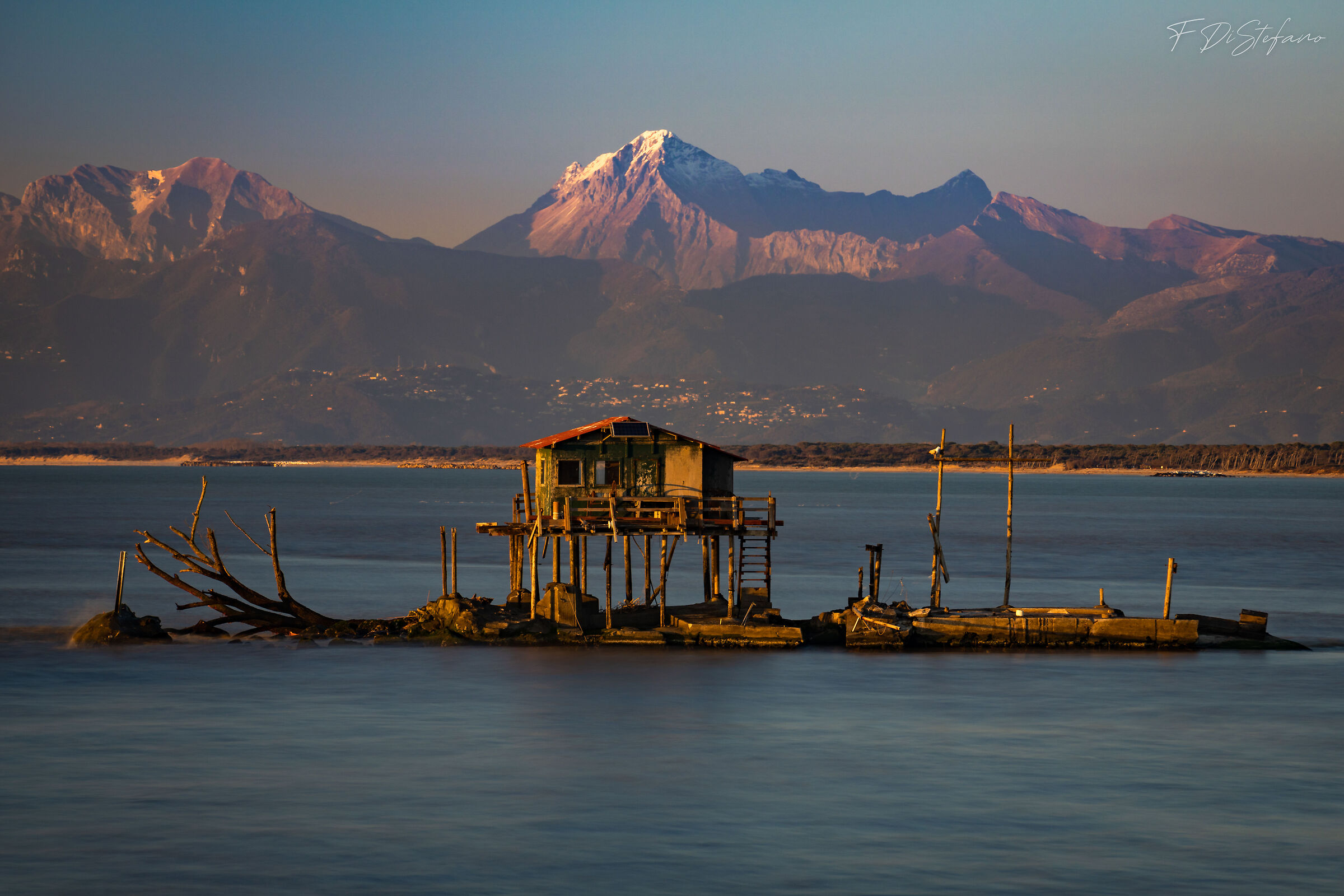 Ultime luci a Bocca d'Arno