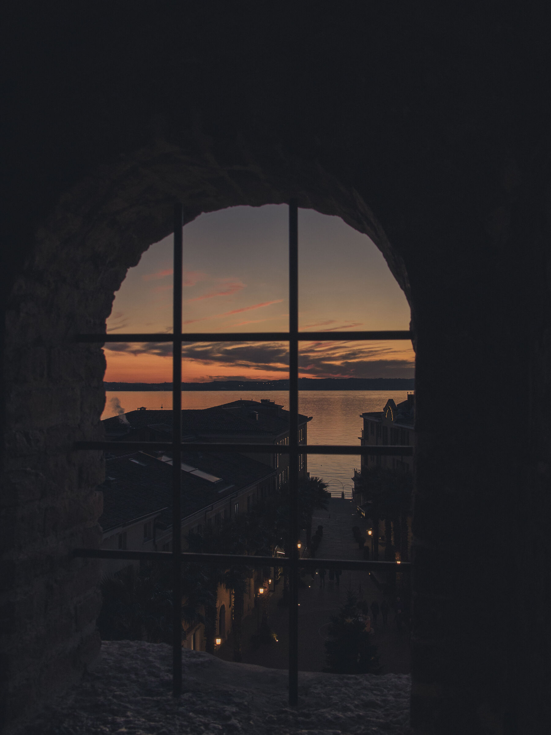 Tramonto sul Garda.