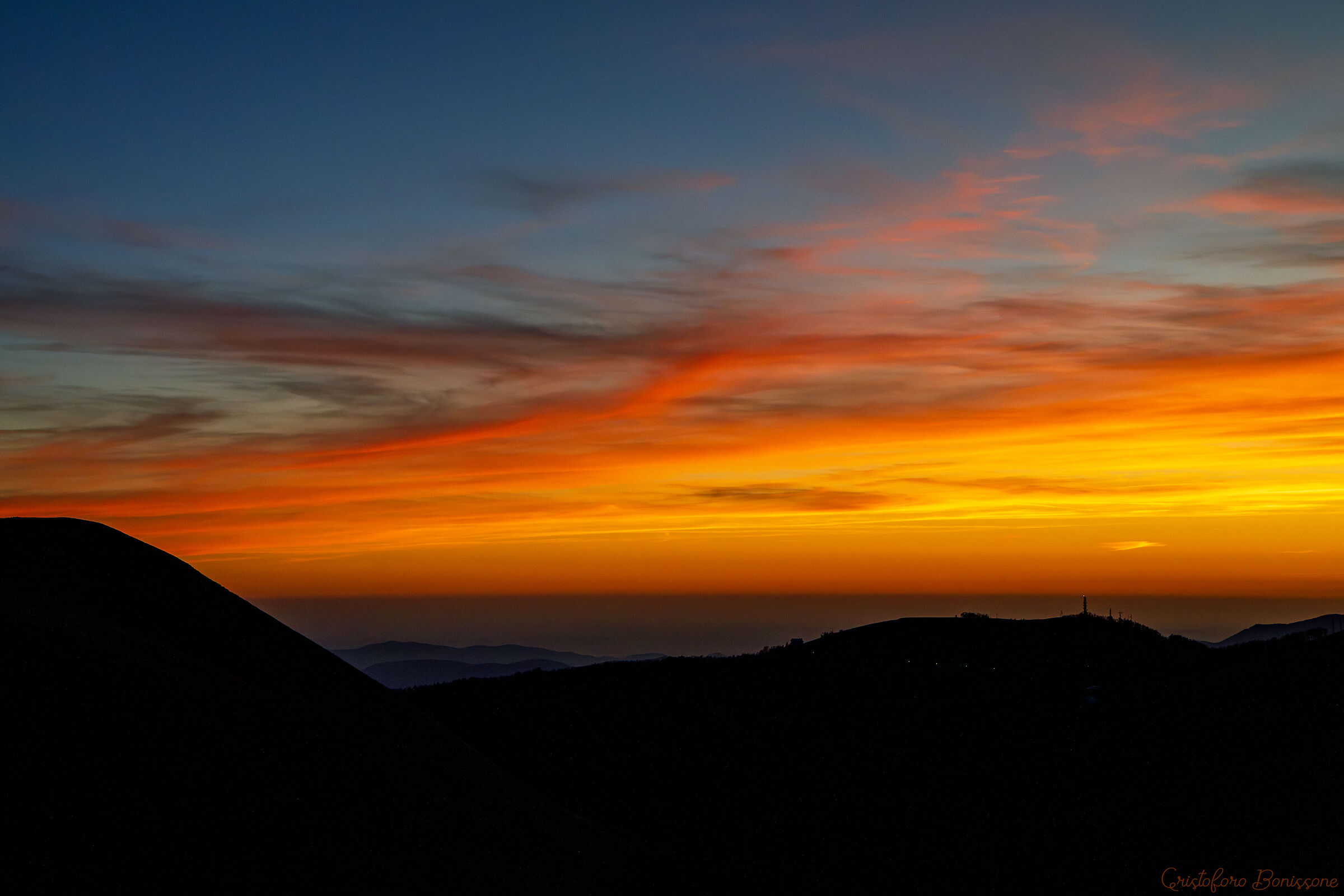 Tramonto Dalla Cima Del Terminillo 2