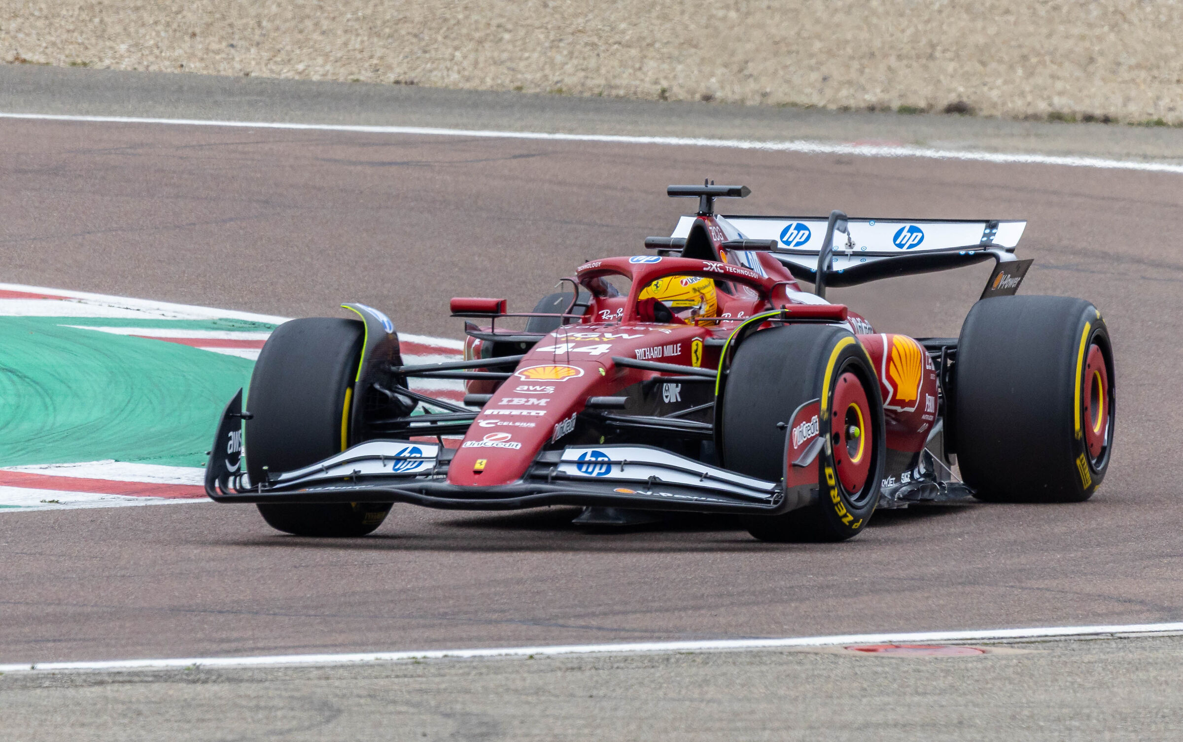 The new SF25 at Fiorano