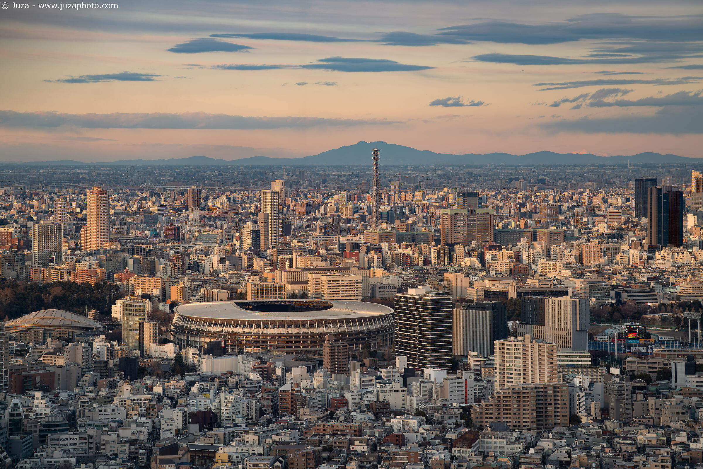 Tokyo at sunset