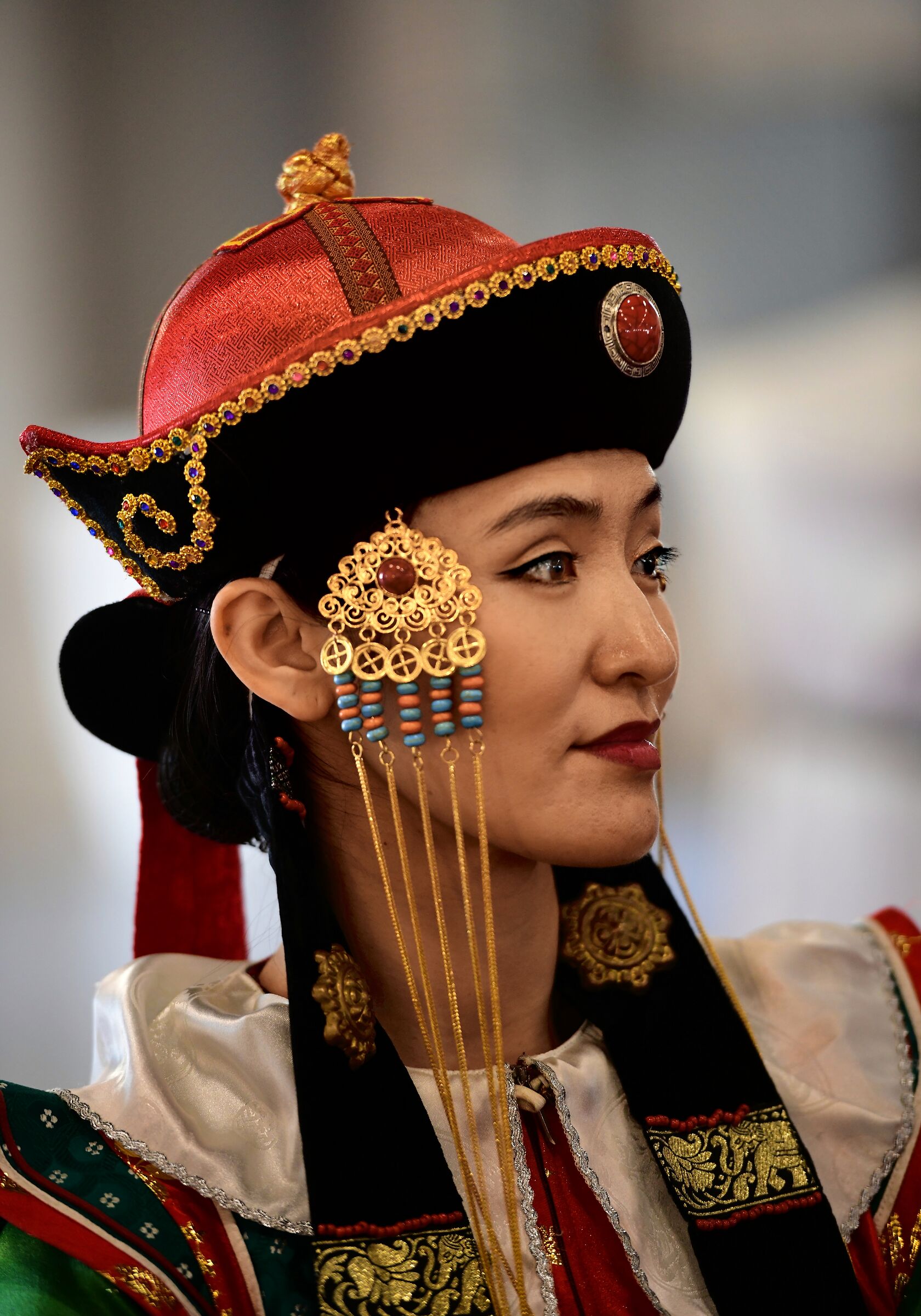 Portrait of Mongolian Woman