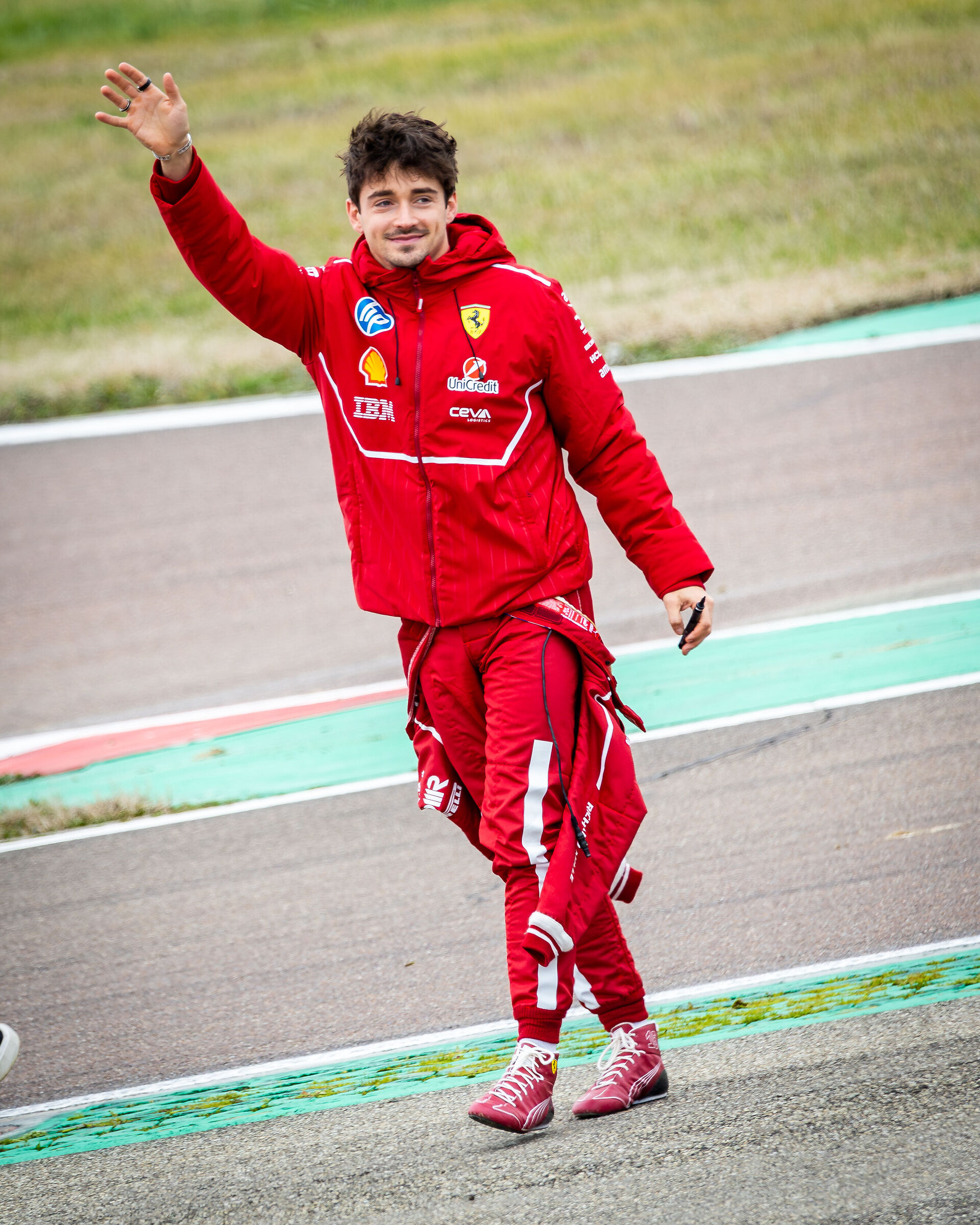 Charles Leclerc a Fiorano