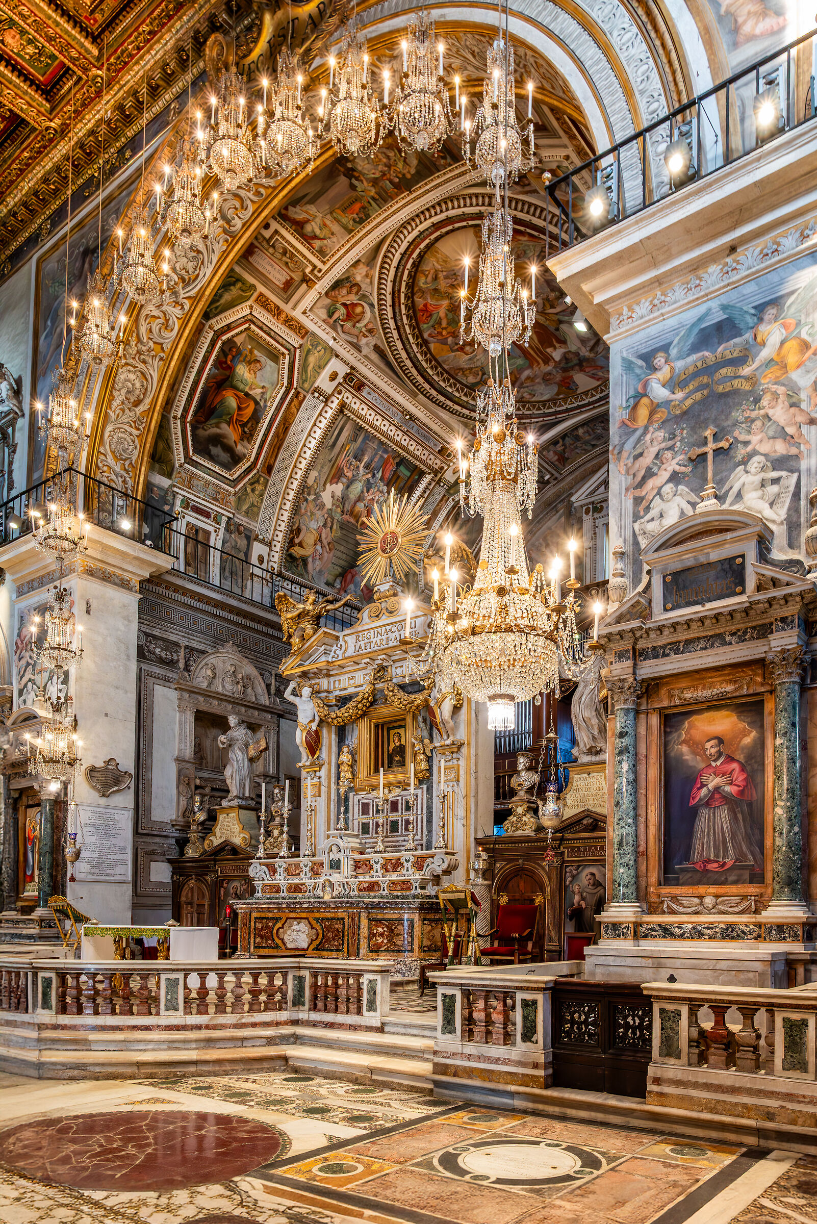 High altar of the basilica of S. Maria in Aracoeli