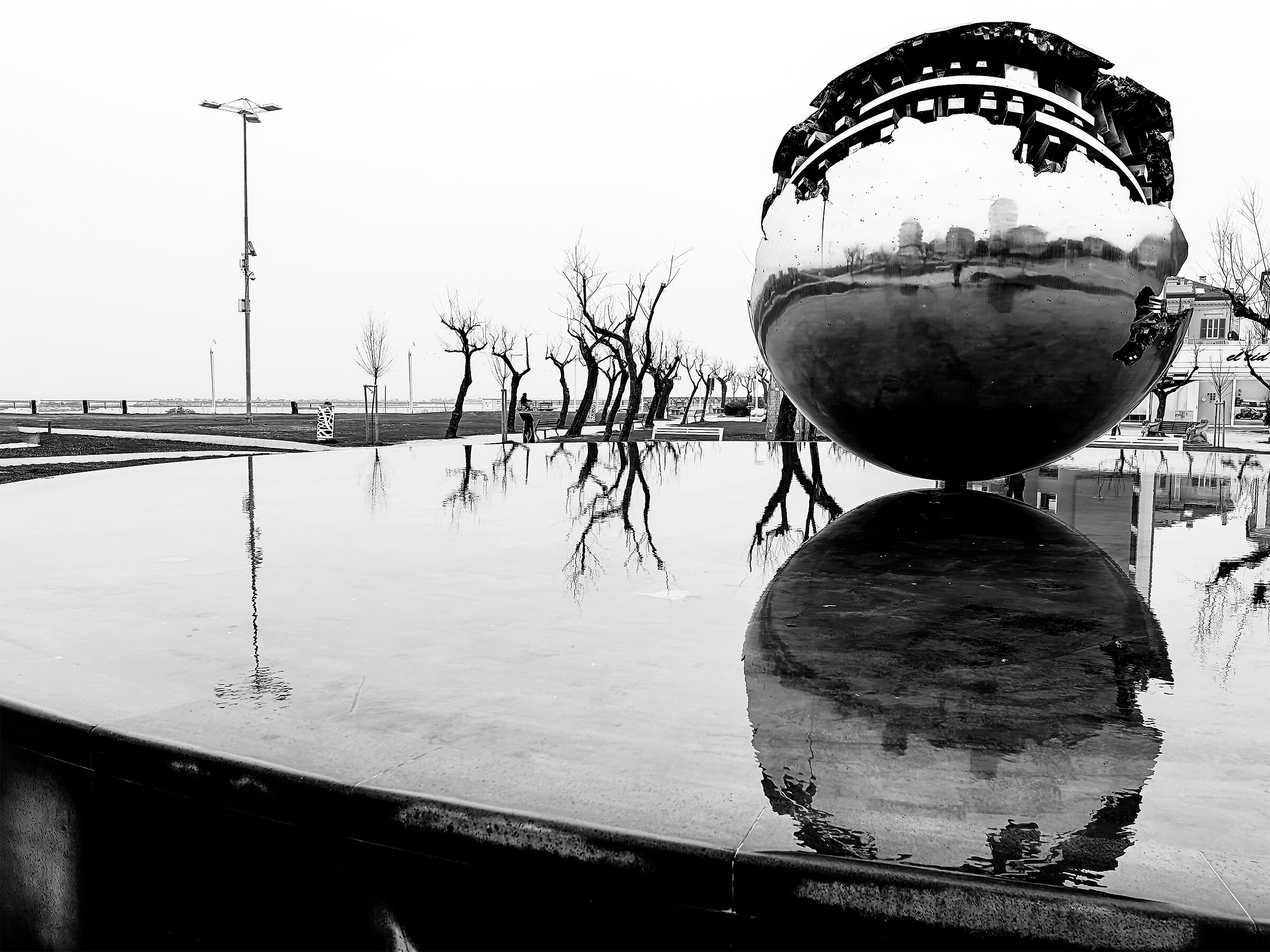 Gray winter day in Pesaro
